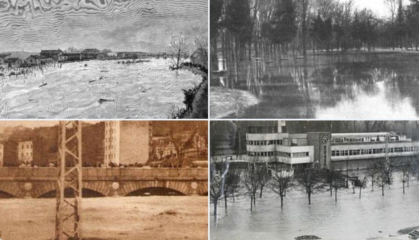 Desbordamientos del río Manzanares a lo largo de la historia