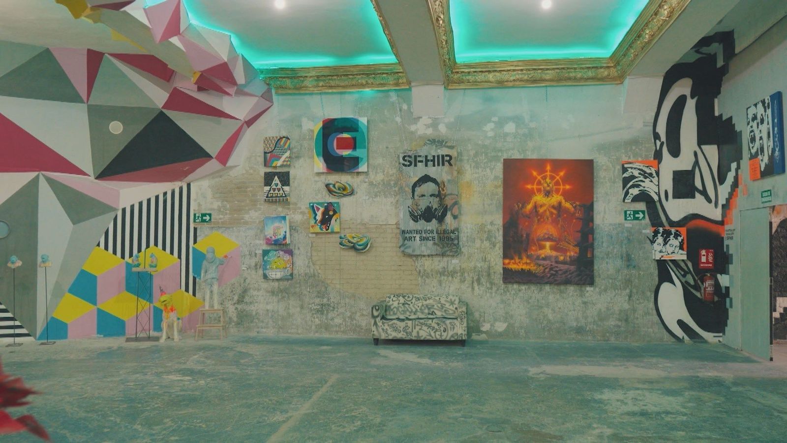 Arte en Carabanchel y Lavapiés que pasa de la calle a las galerías, pero nunca de moda