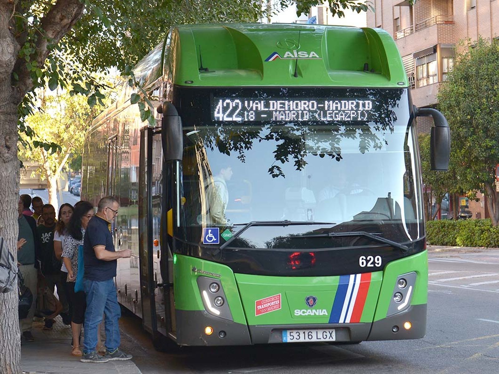Línea 422 de Valdemoro