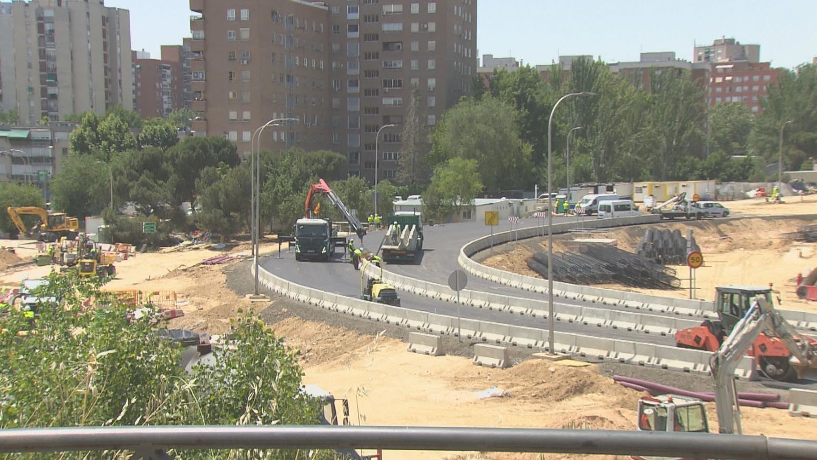 Demolición paso inferior carretera de Boadilla