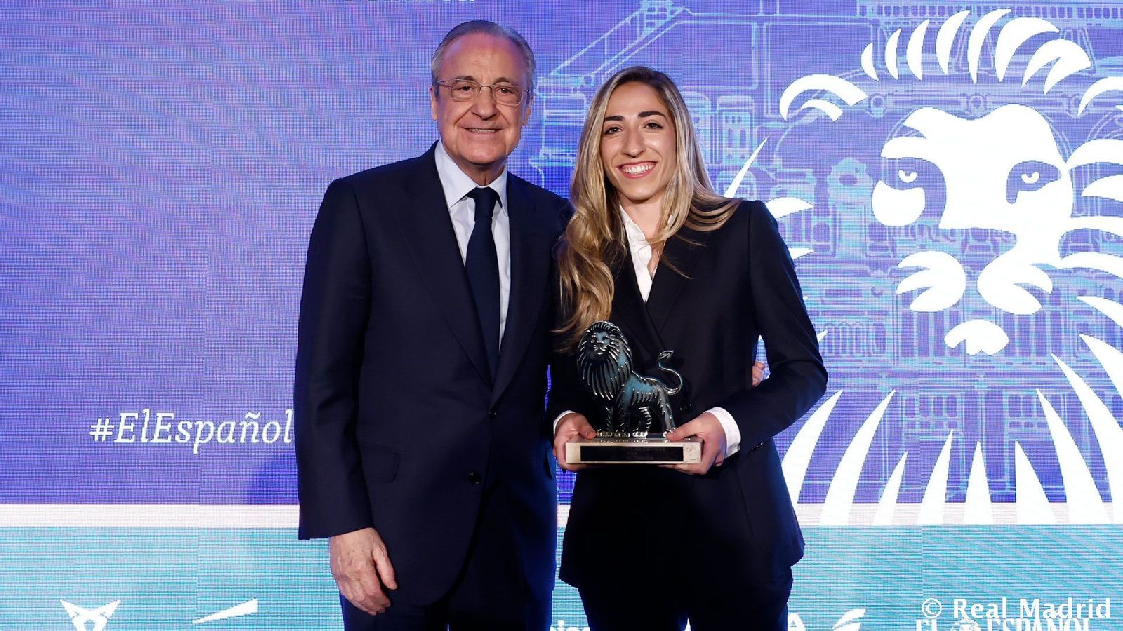 Florentino Pérez y Olga Carmona