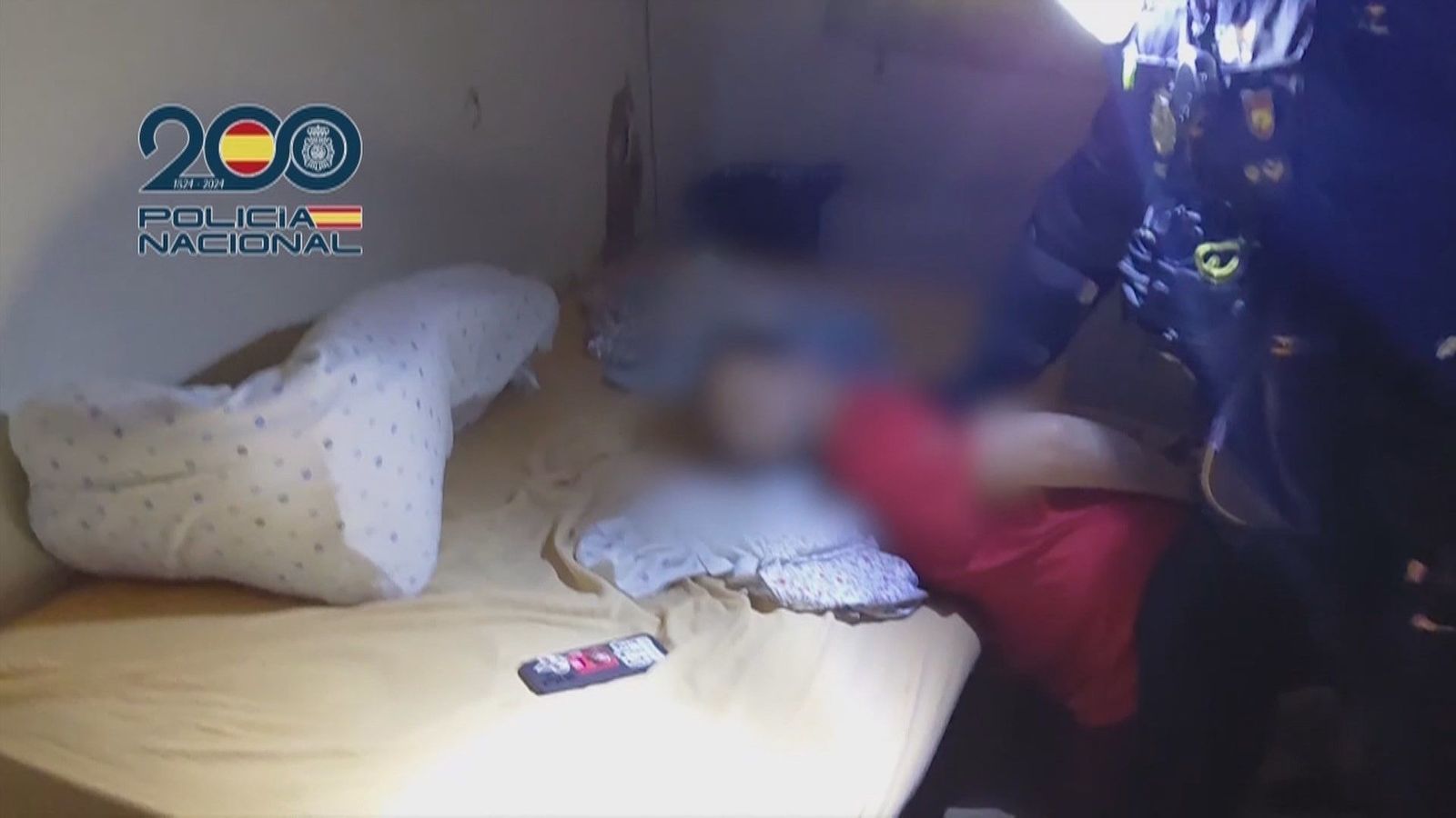Así era el piso en el que vivía el ciberacosador sexual de Moratalaz