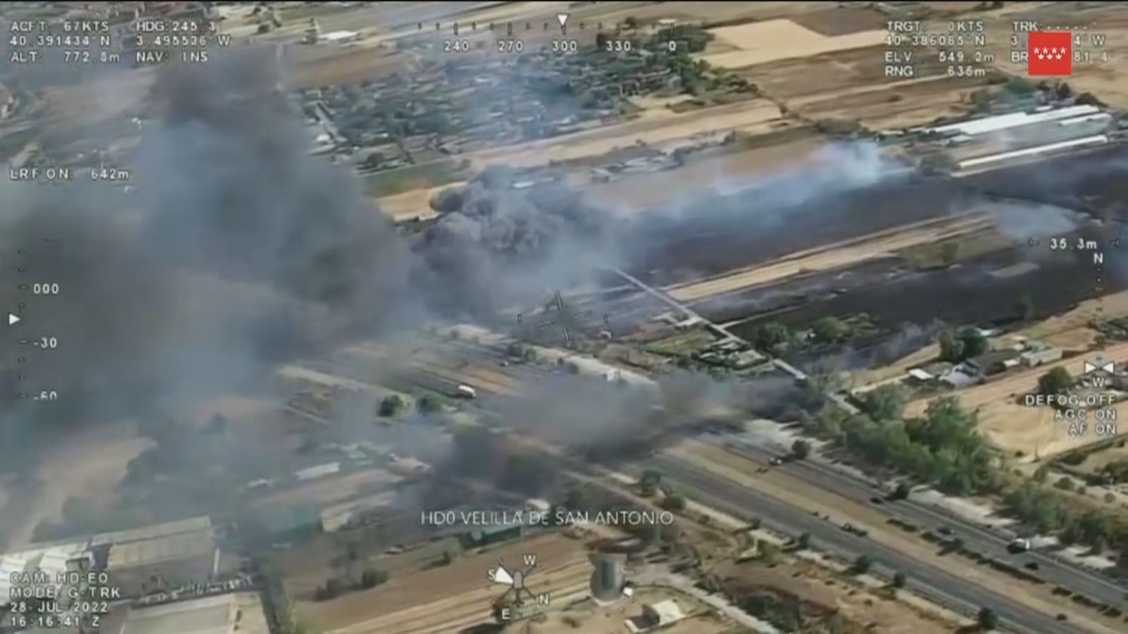 incendio de Velilla de San Antonio