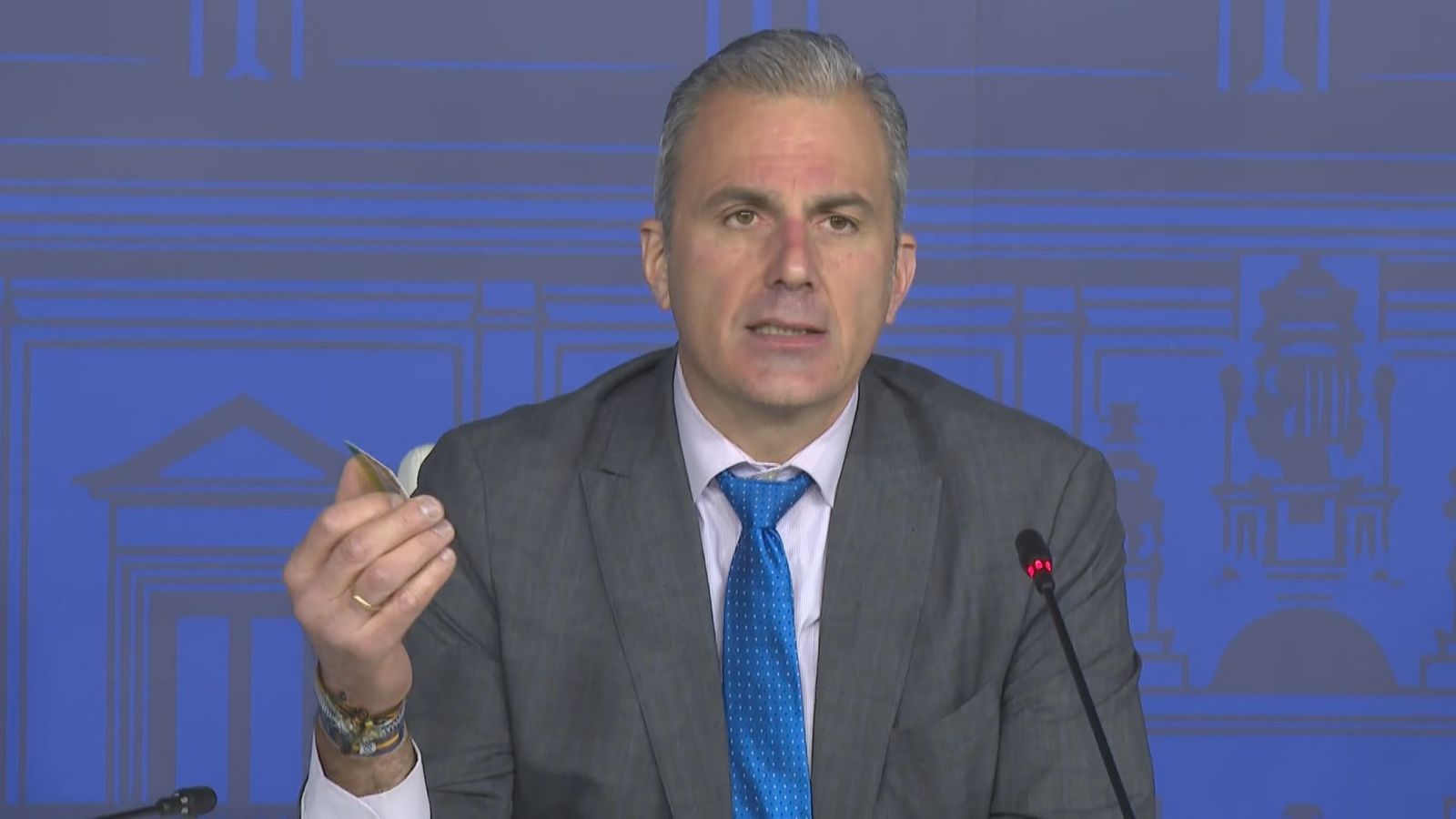 El portavoz de Vox en el Ayuntamiento de Madrid, Javier Ortega Smith