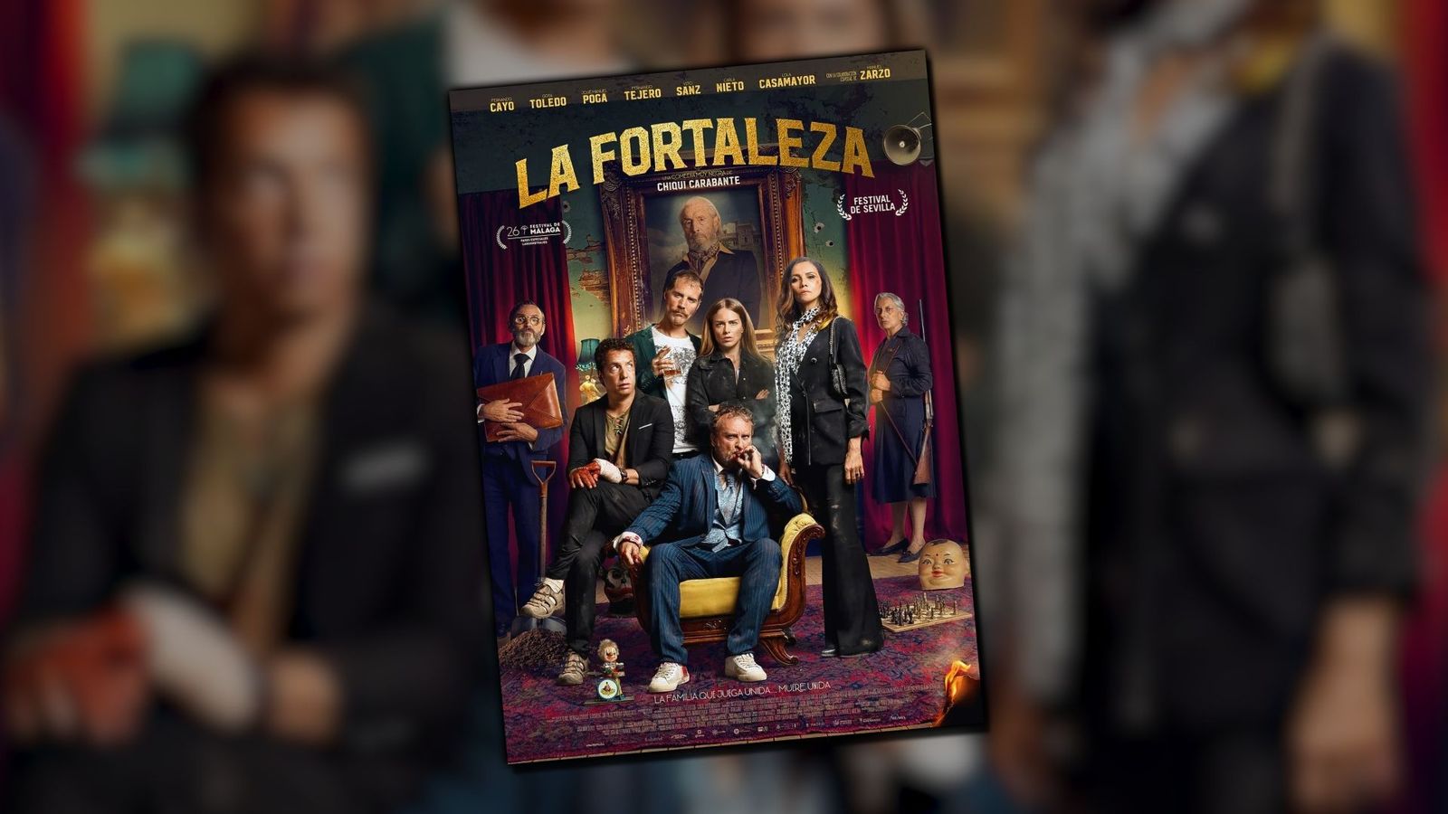 Goya Toledo y Fernando Tejero presentan 'La Fortaleza' en el Palacio de la Prensa