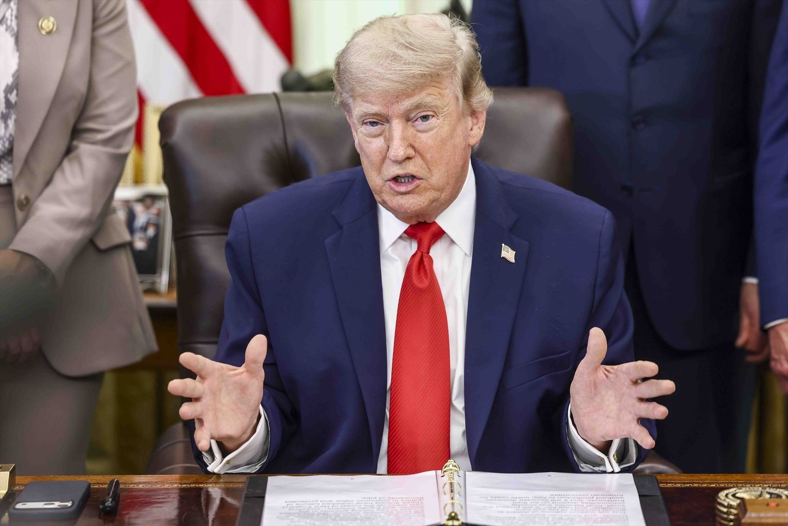 El presidente de EEUU, Donald Trump