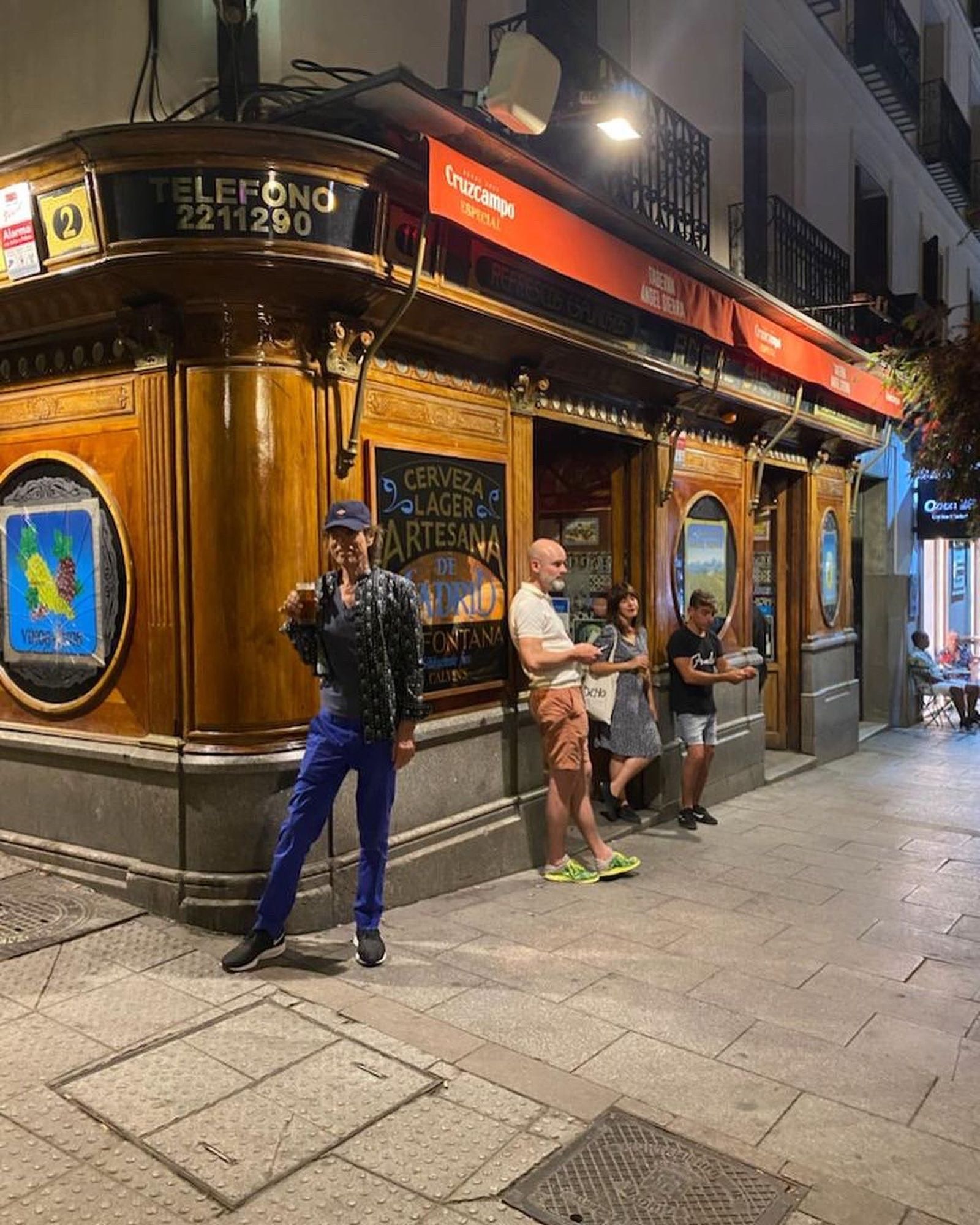 Mick Jagger, en la noche de Madrid