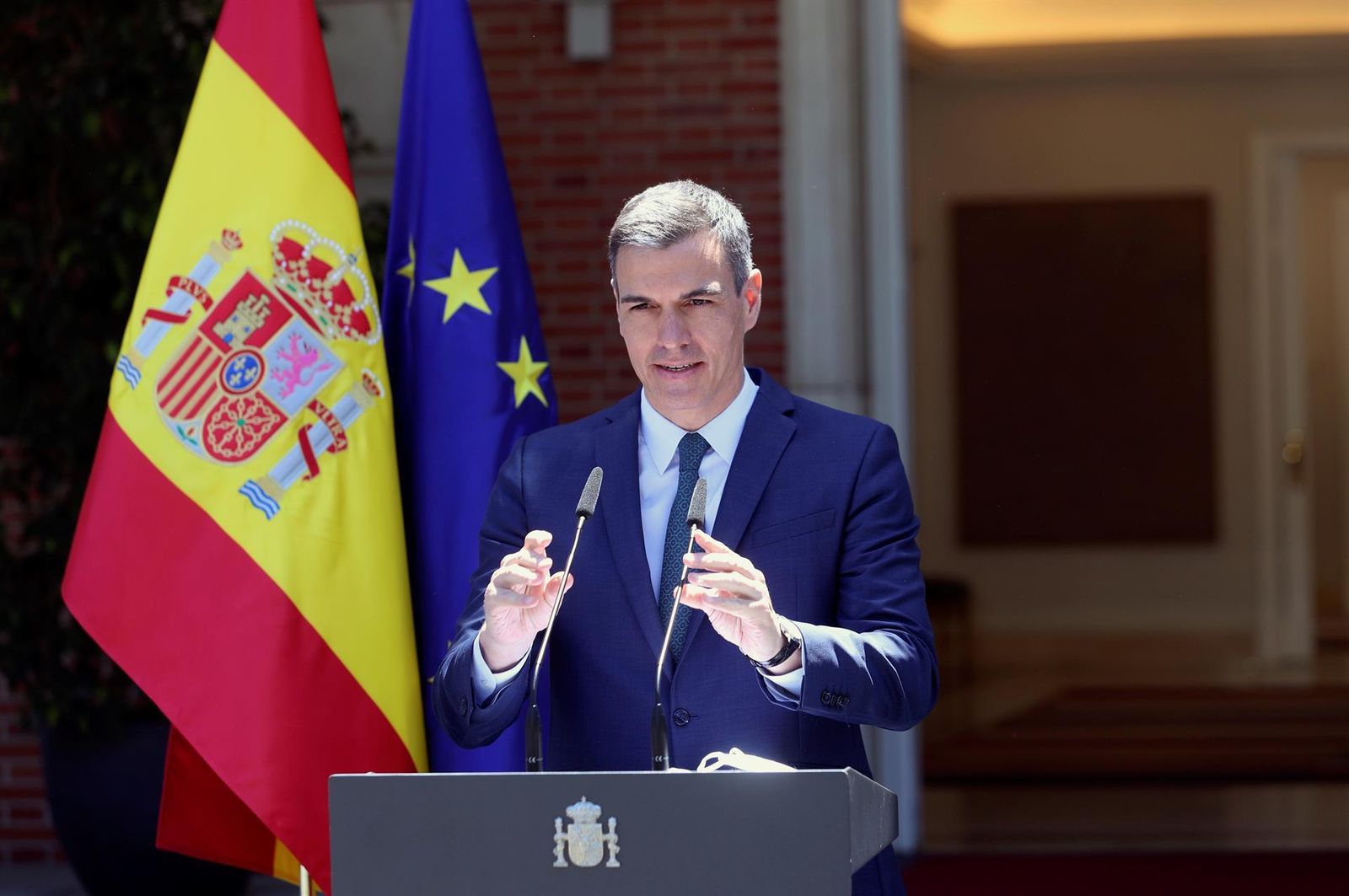 El presidente del Gobierno, Pedro Sánchez