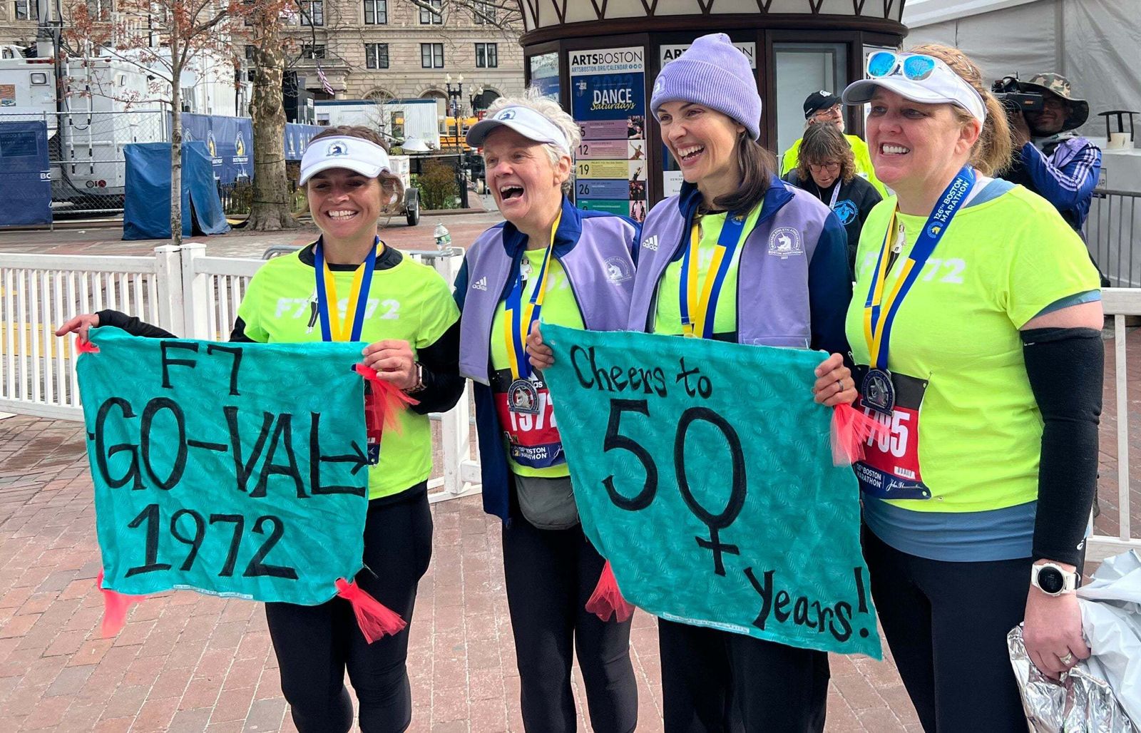 Val Rogosheske volvió a correr el maratón de Boston 50 años después