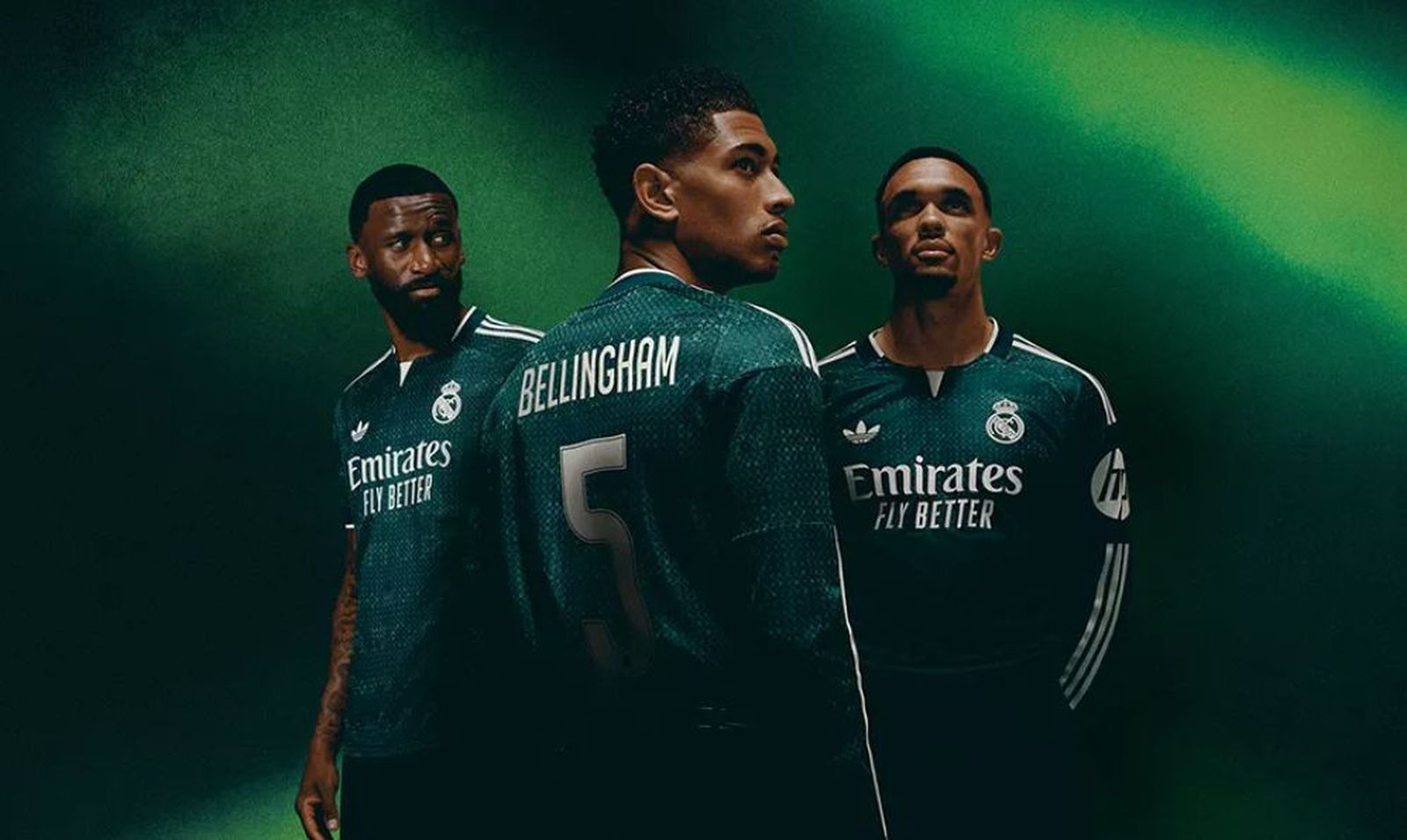 El Real Madrid recupera el verde oscuro para su segunda camiseta