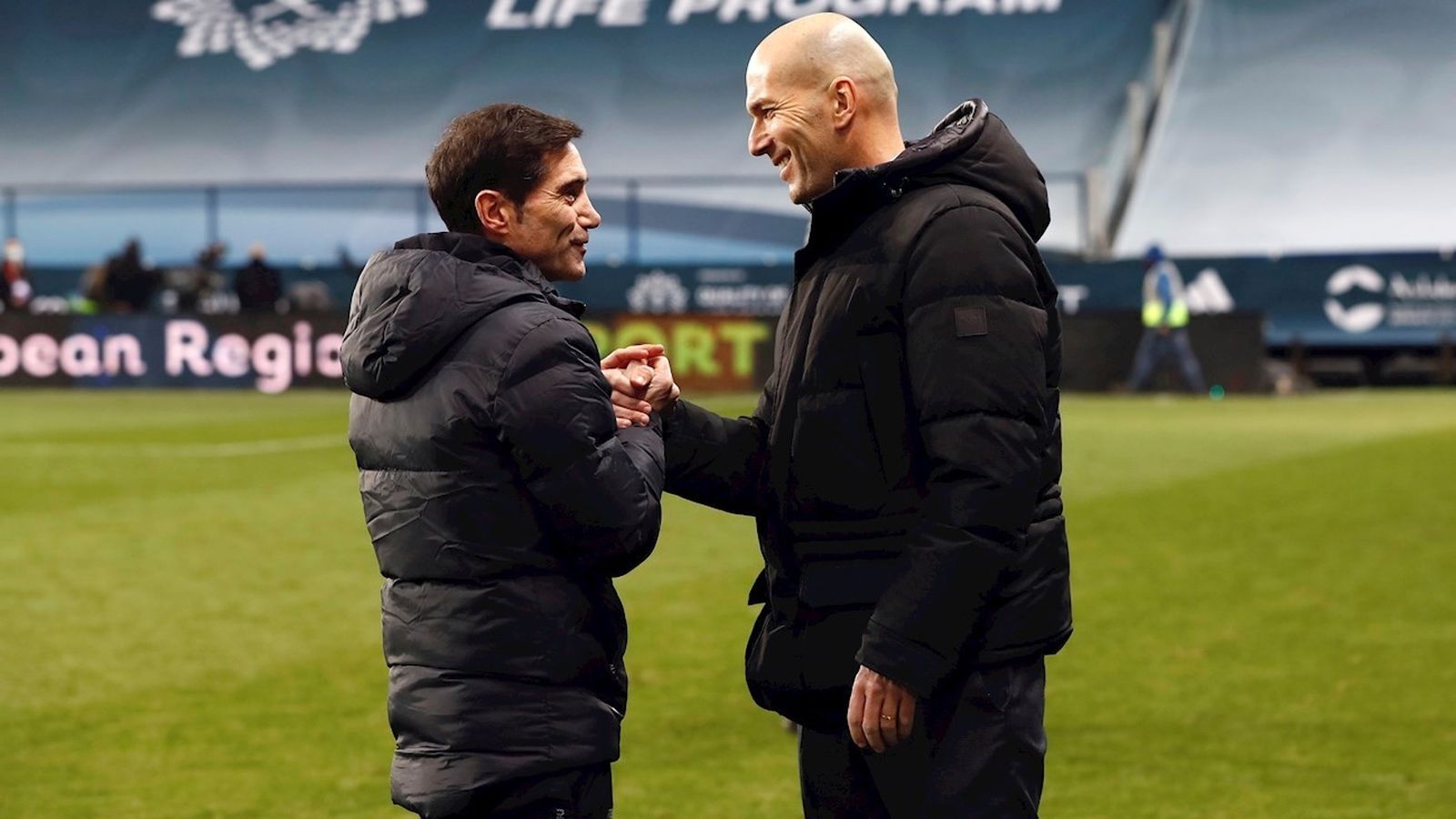 Marcelino y Zidane