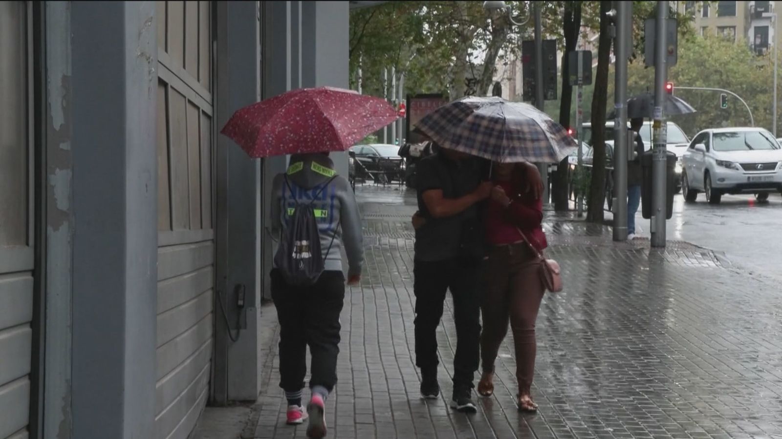 Lluvia en Madrid