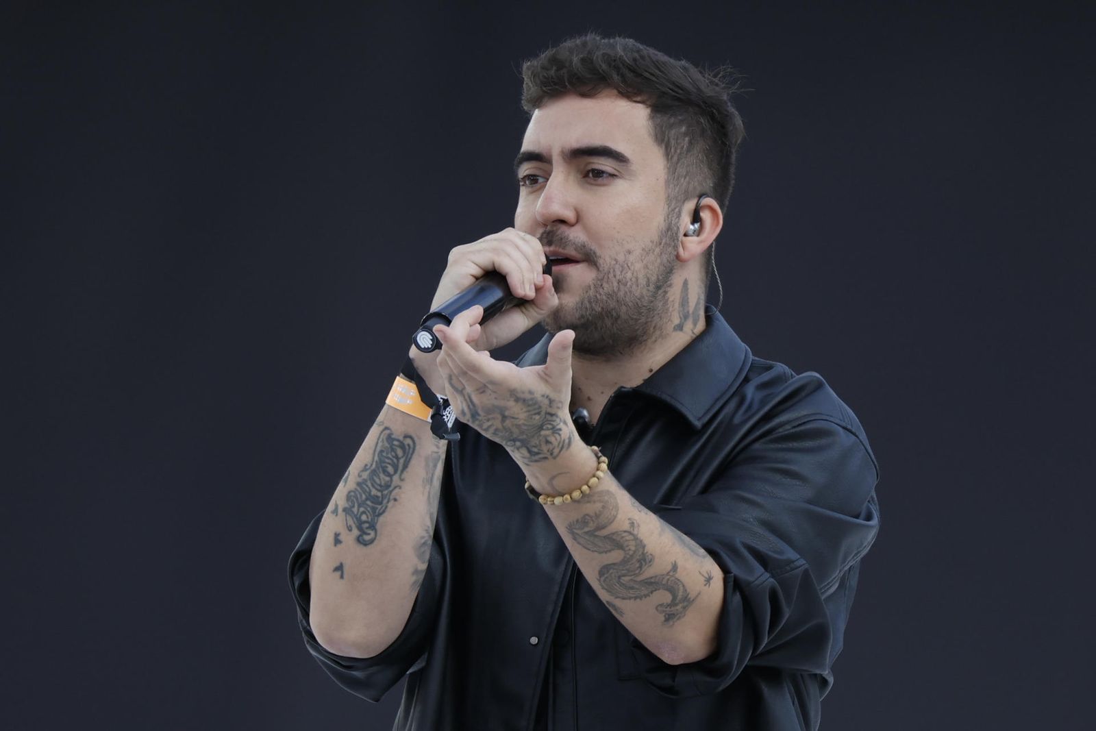El cantante Beret
