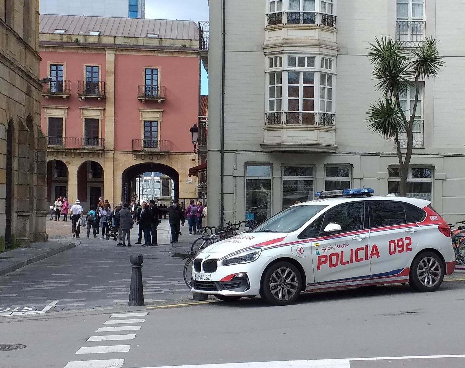 Coche de policía de Gijón