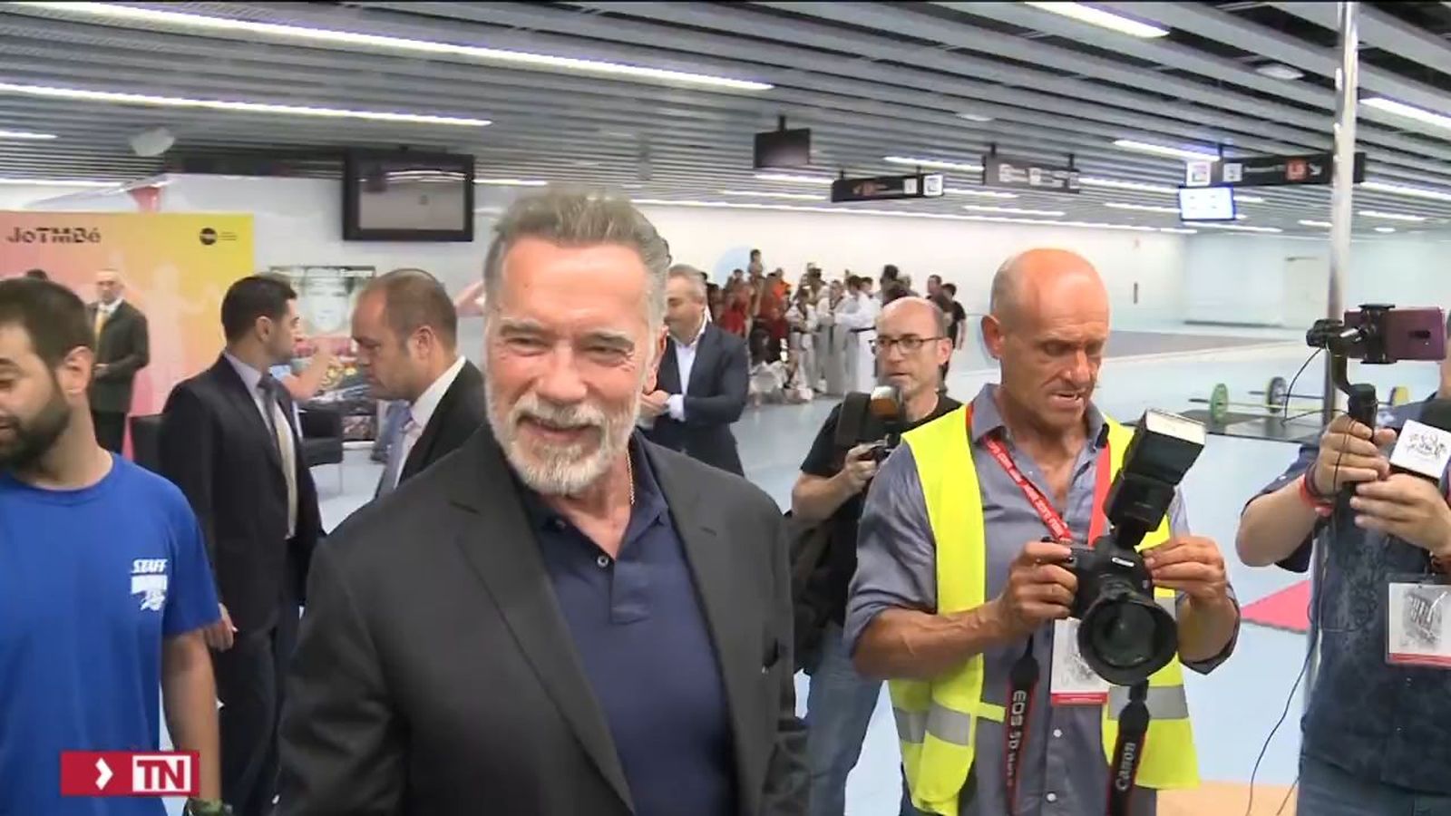 Terminator retenido en el aeropuerto