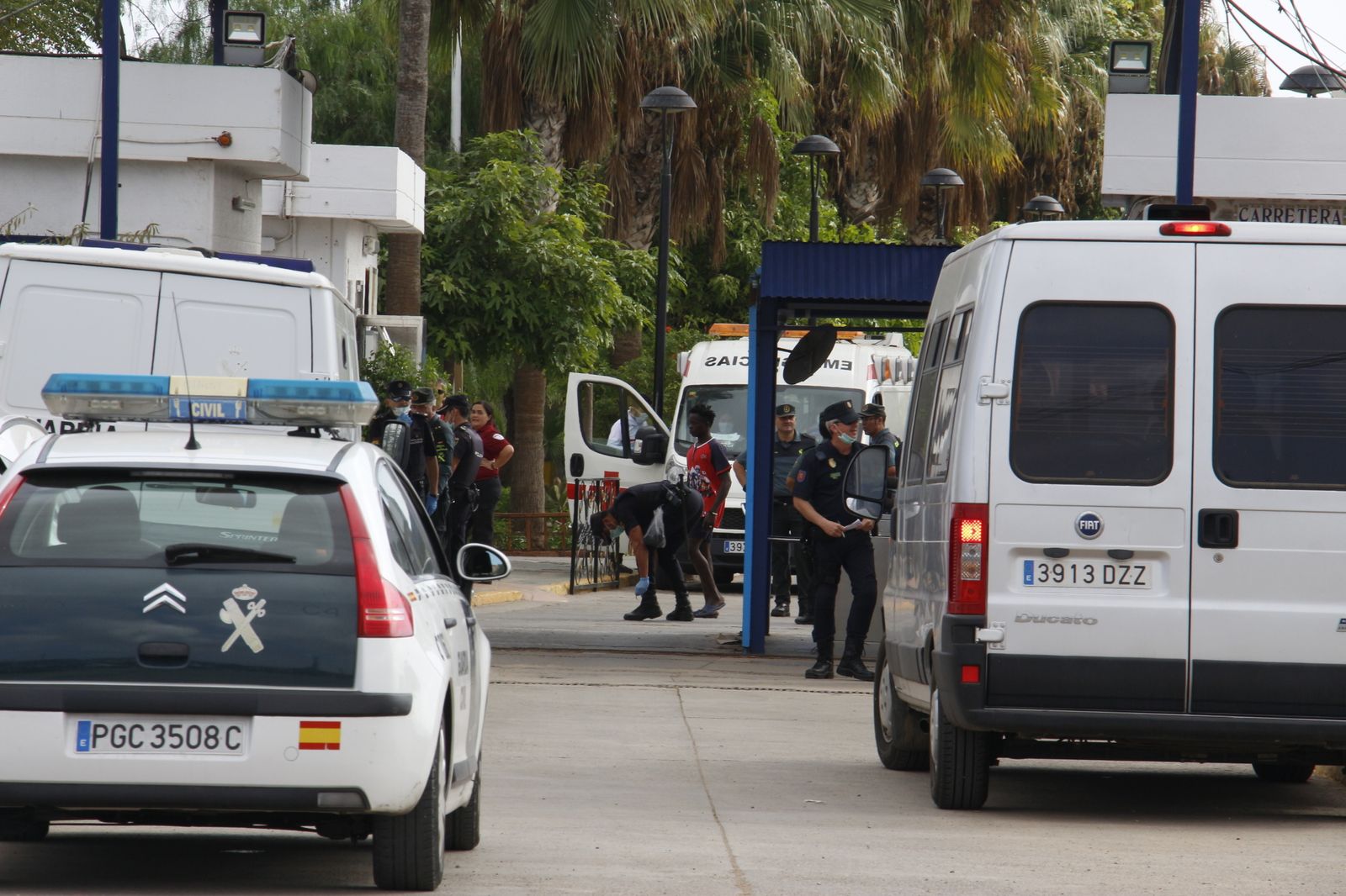 Agentes de la Guardia Civil de Melilla