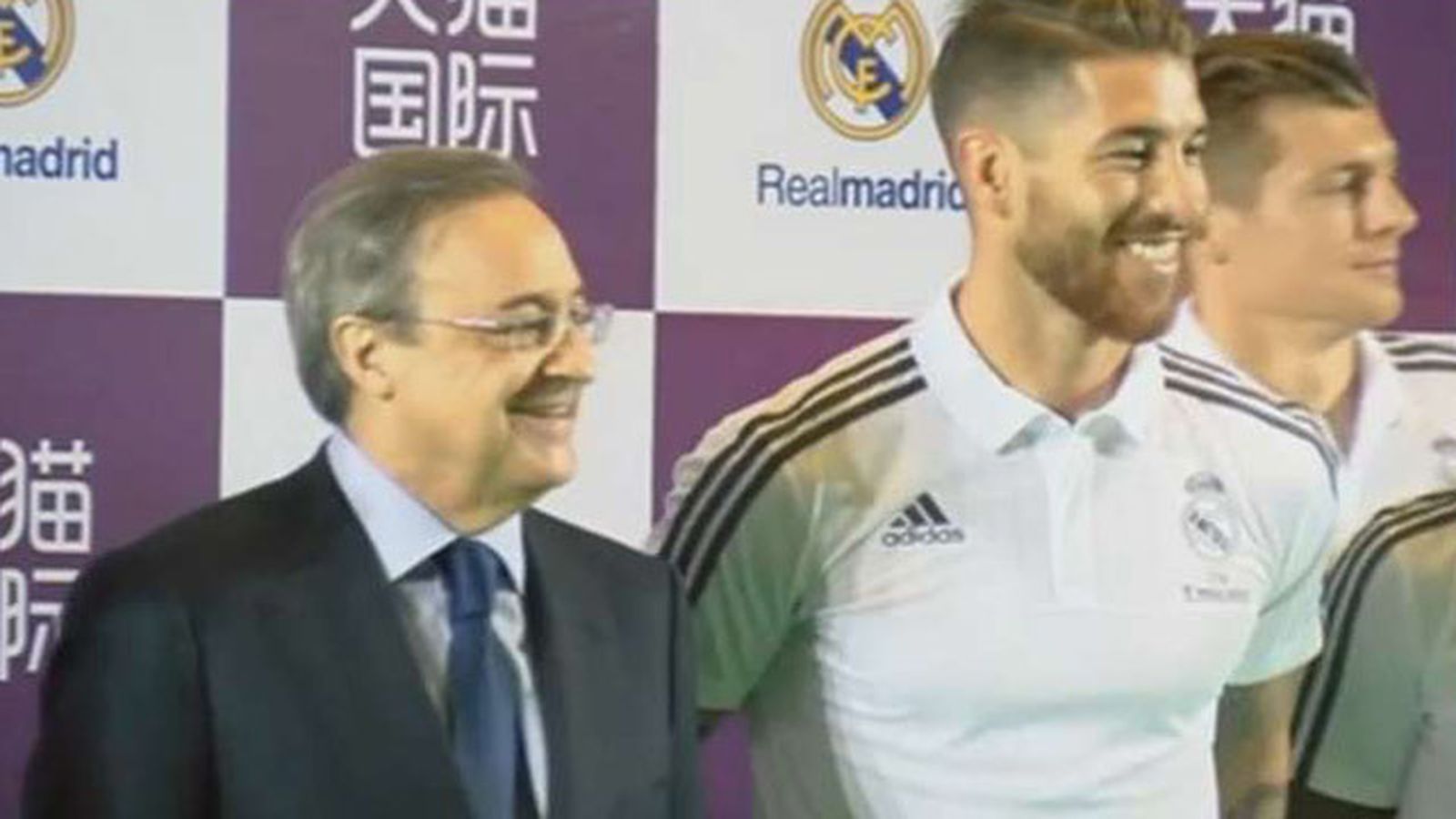 Florentino y Sergio Ramos