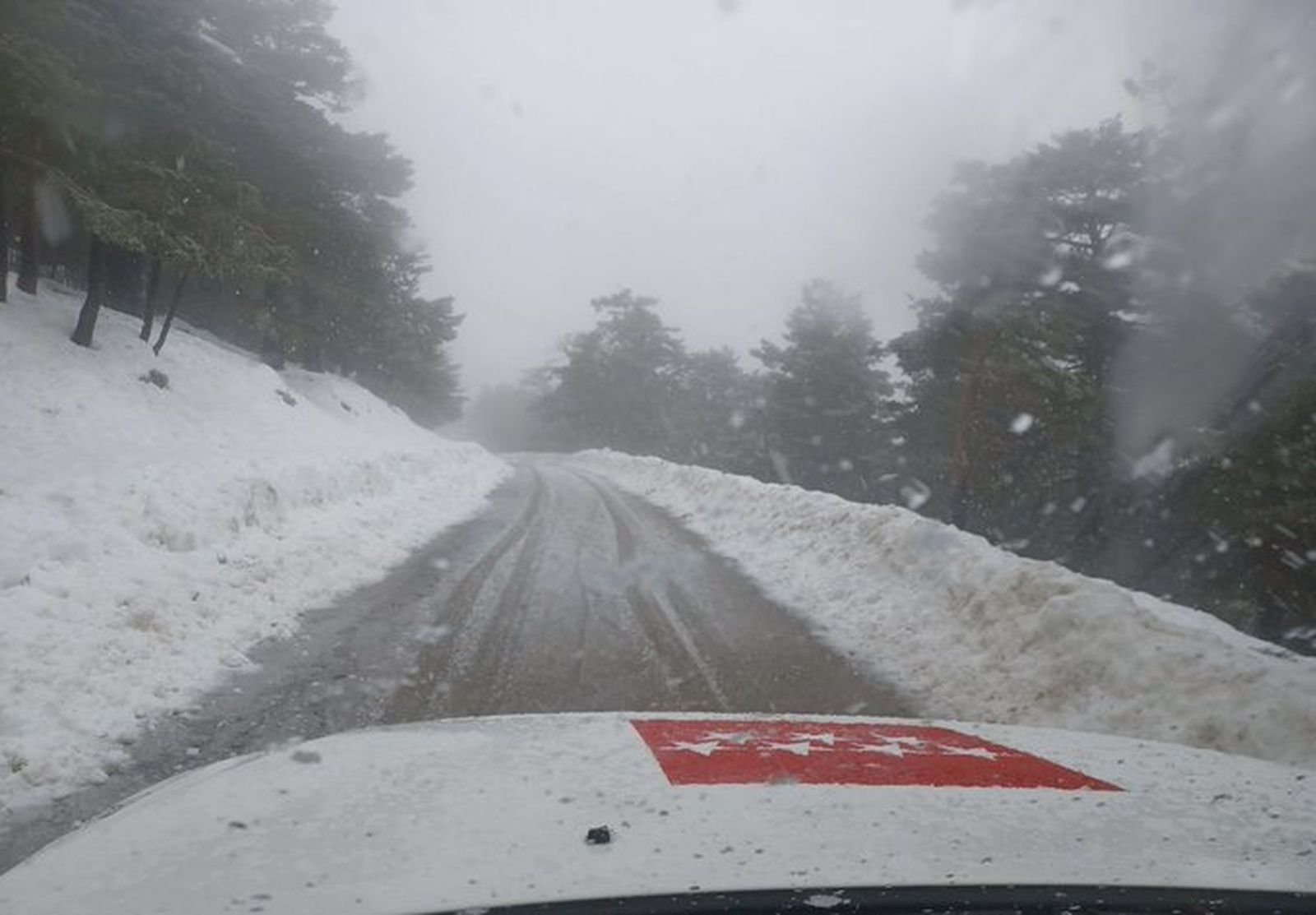 Nieve en la Sierra de Guadarrama
