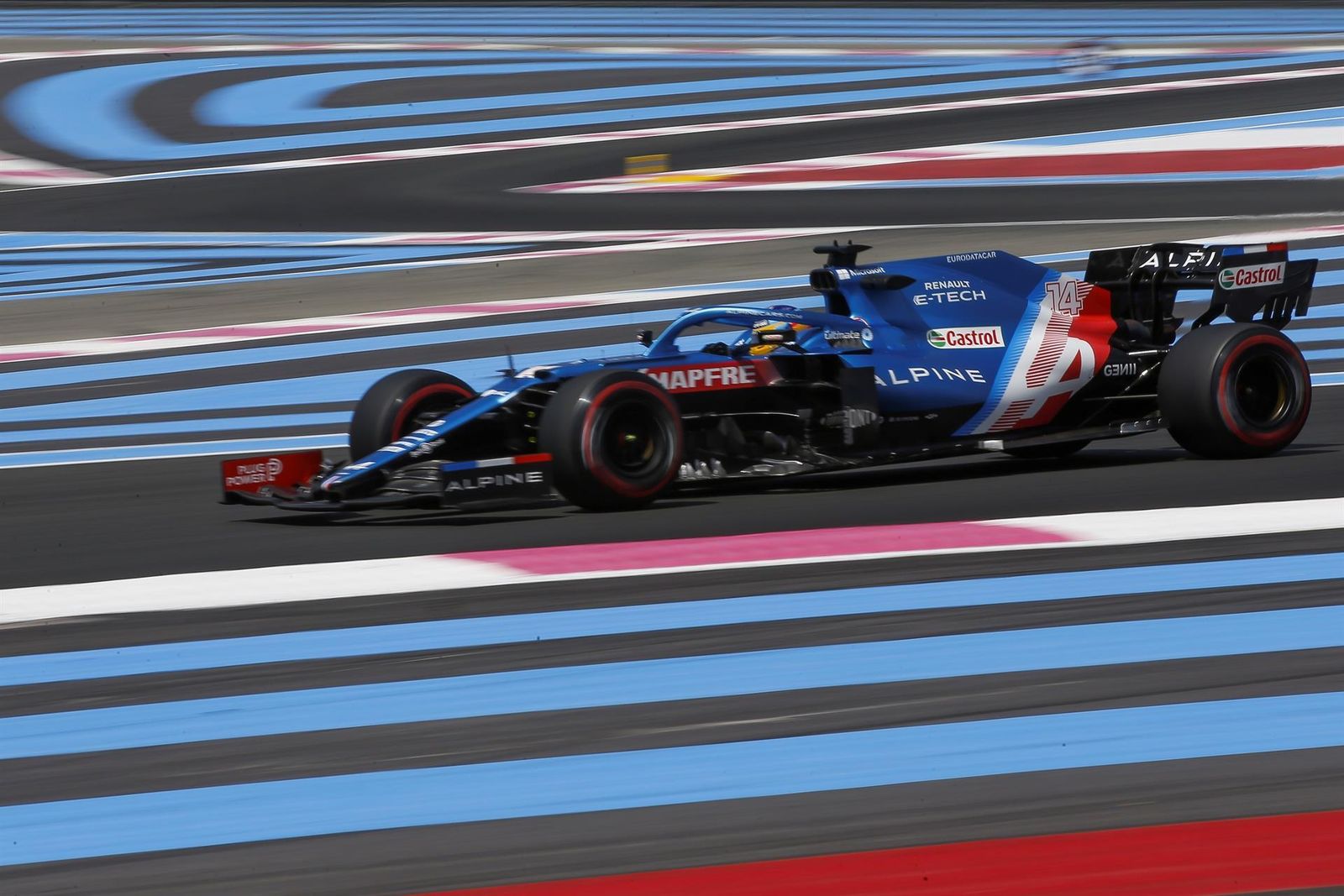 Fernando Alonso, en una carrera