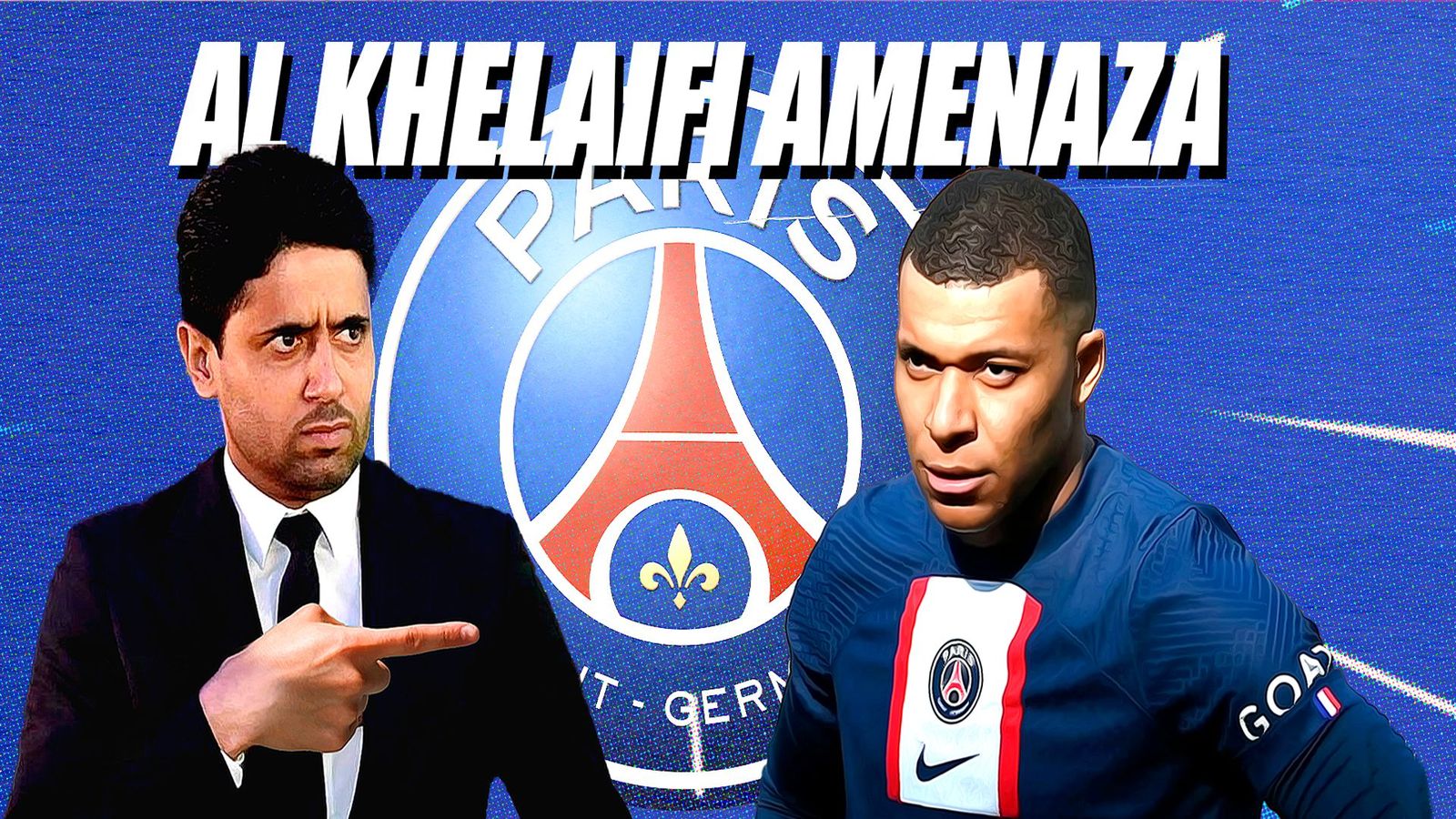 Dardo de Al-Khelaifi a Mbappé