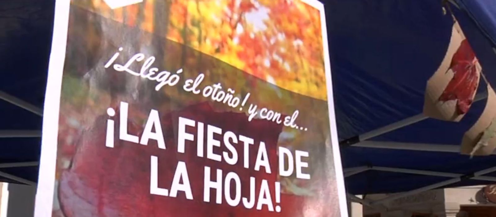 Cartel de una edición de la Fiesta de la Hoja de Miraflores de la Sierra