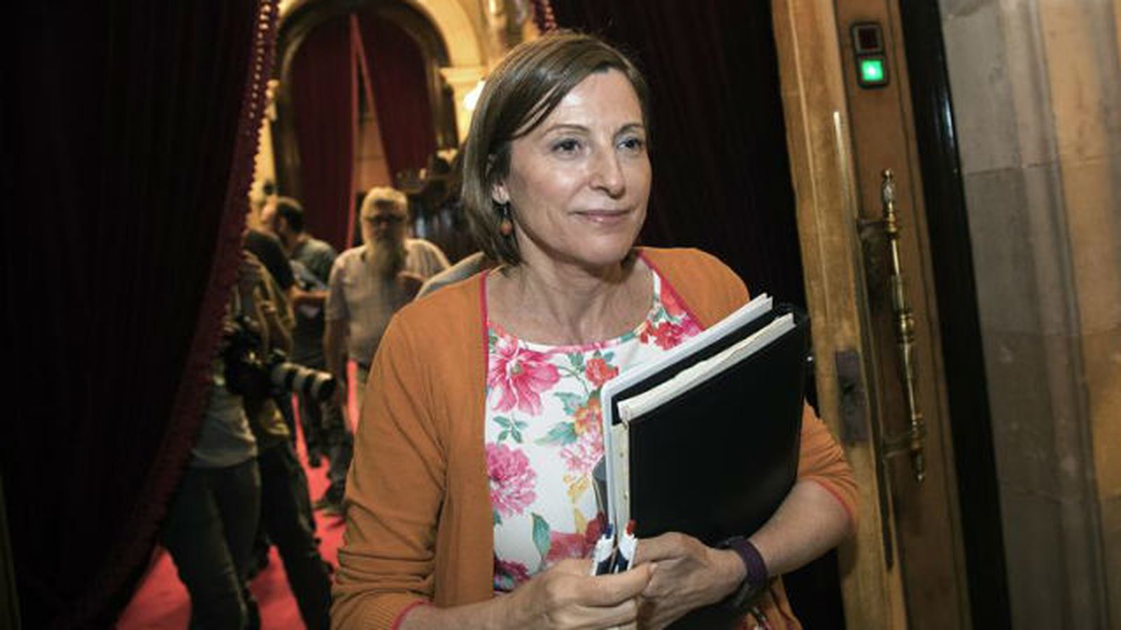 La presidenta del Parlament Carme Forcadell
