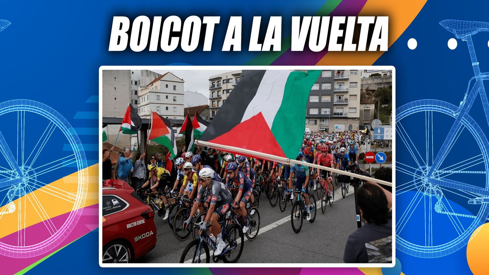 Las protestas manchan la Vuelta