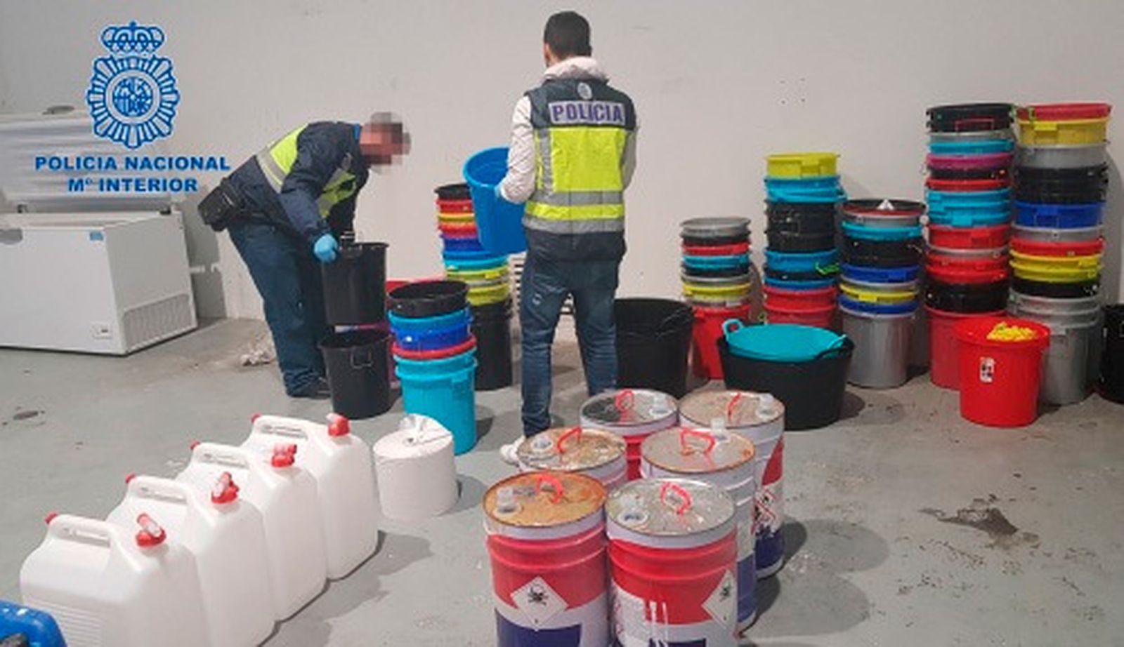 Desmantelado en Irún un laboratorio de drogas sintéticas
