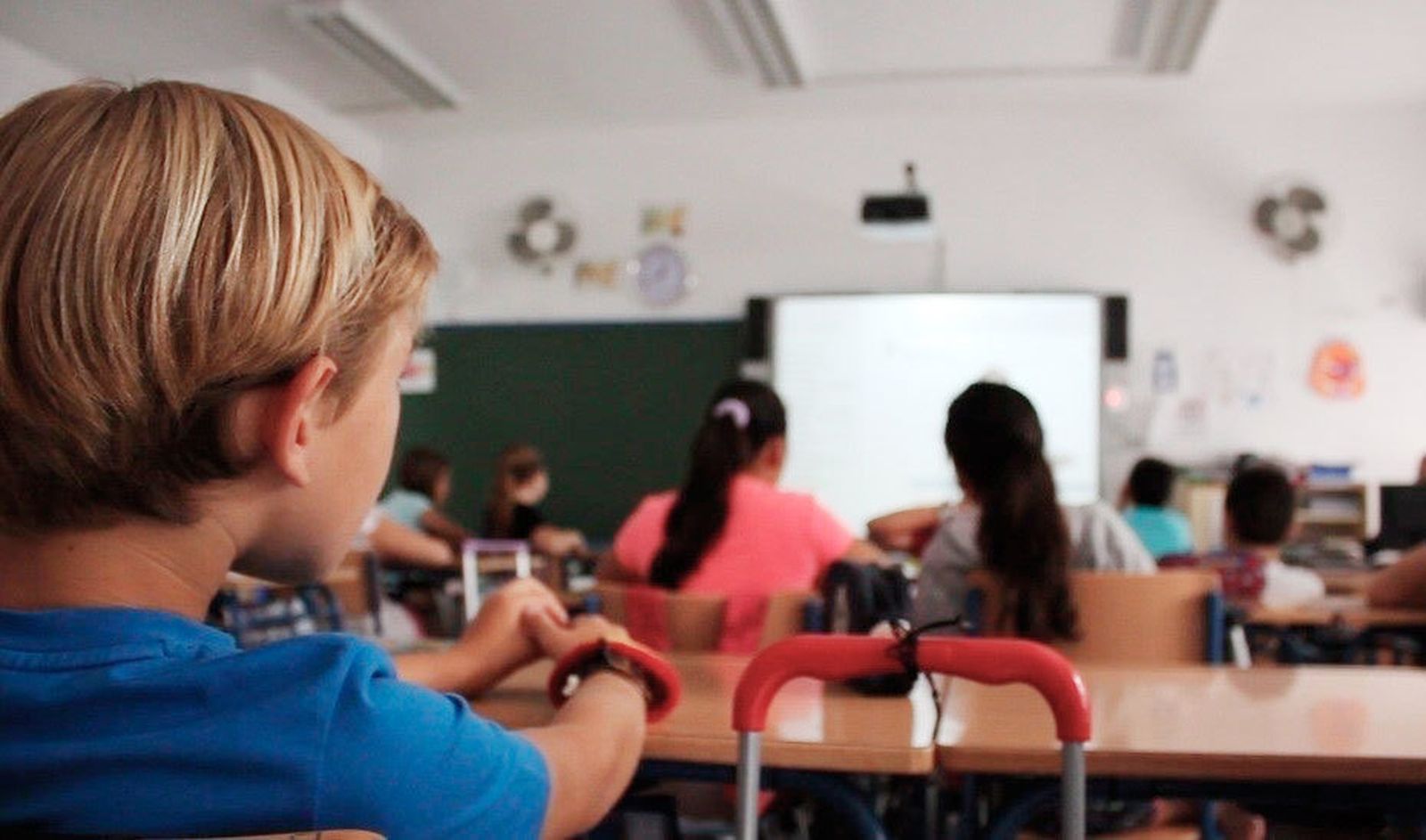 Aula de un colegio de Primaria