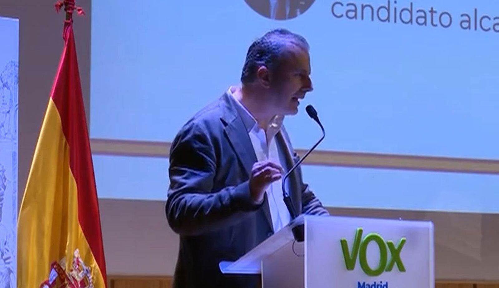 Ortega Smith: "Muchas iniciativas de Vox han contribuido a mejorar el aire de Madrid, pero no el Madrid Central de Carmena"