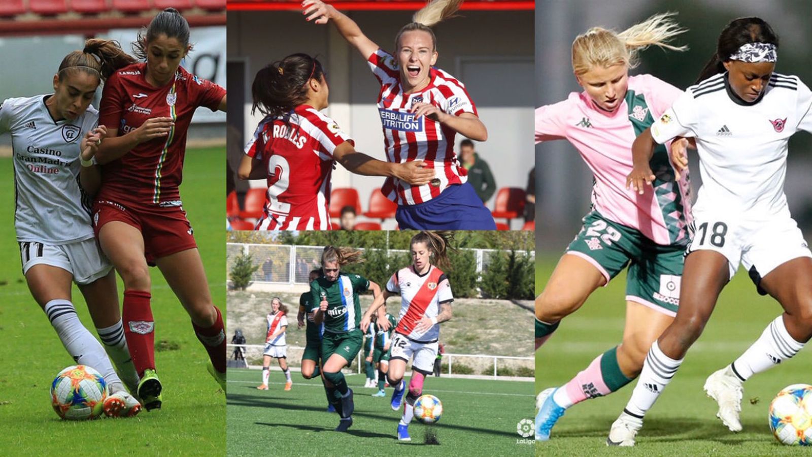 Atlético, Rayo, Tacón y Madrid CFF