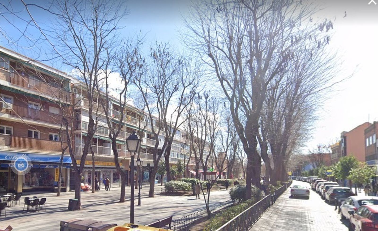 Paseo Federico García Lorca en Villa de Vallecas