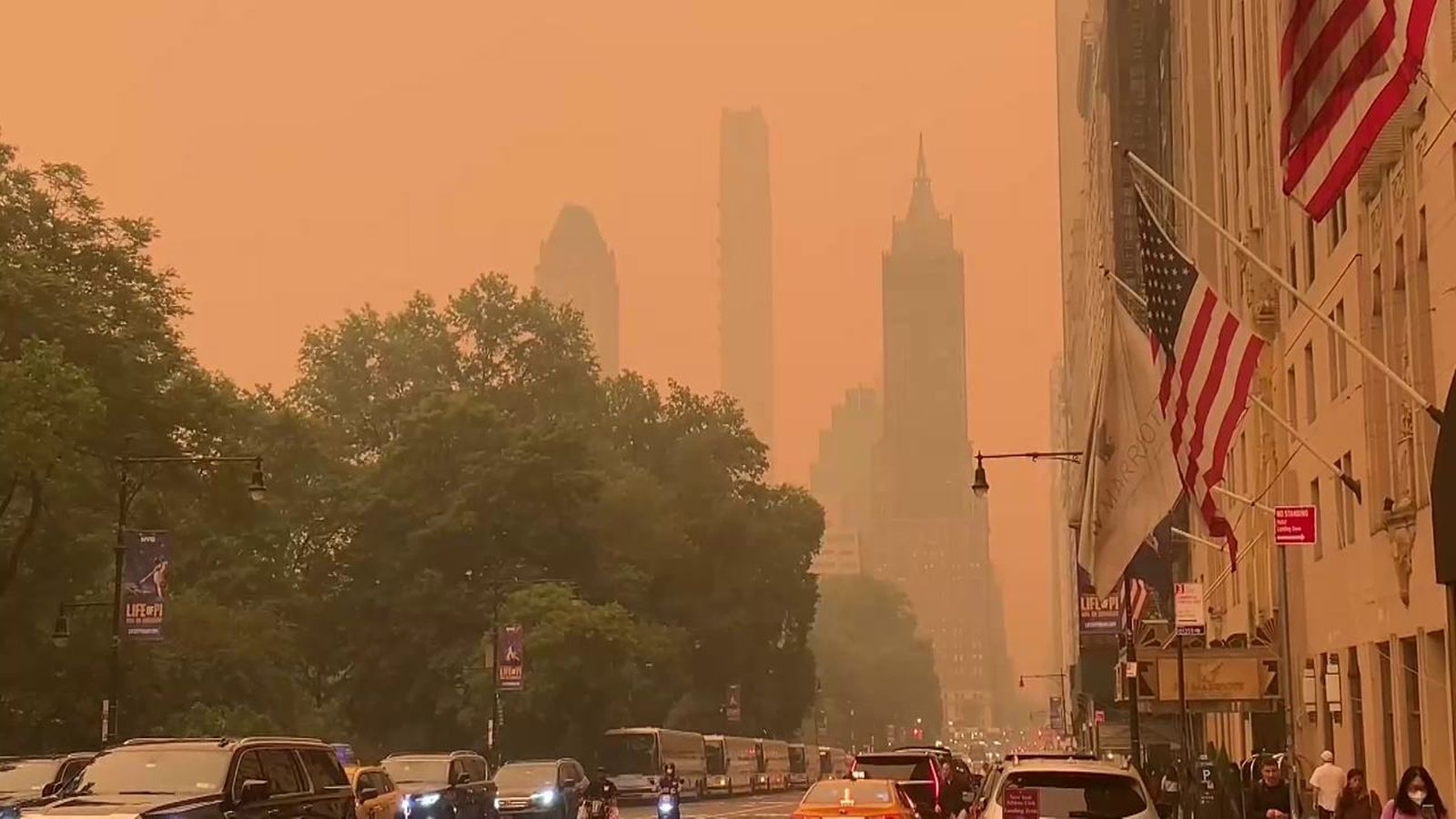 Nueva York y Washington, en alerta por el humo de los incendios de Canadá