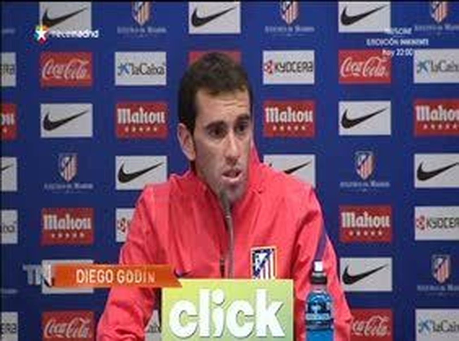 Godín: "Simeone siempre está encima inculcando ánimo"