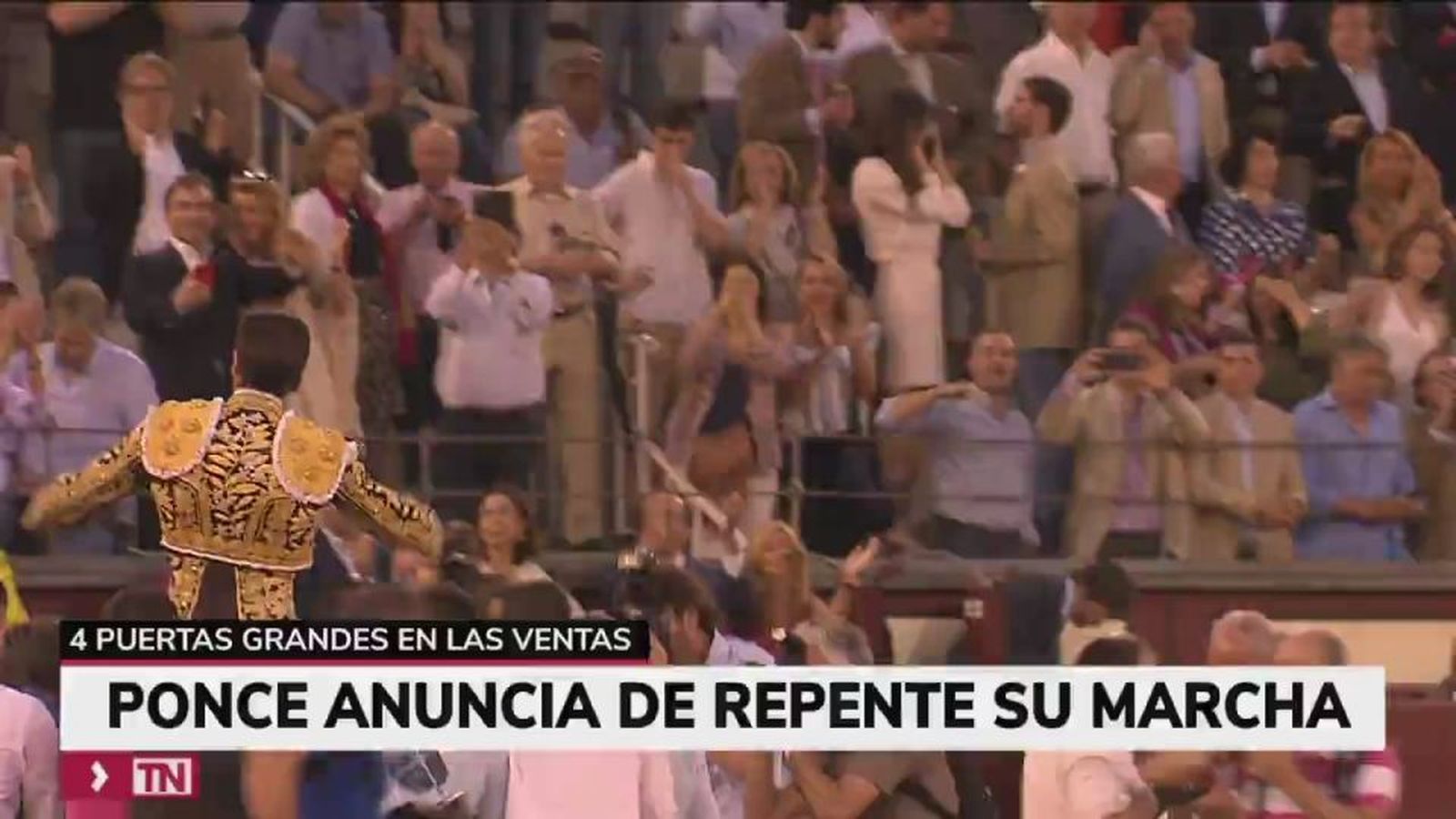 El torero Enrique Ponce anuncia su retirada "por tiempo indefinido"