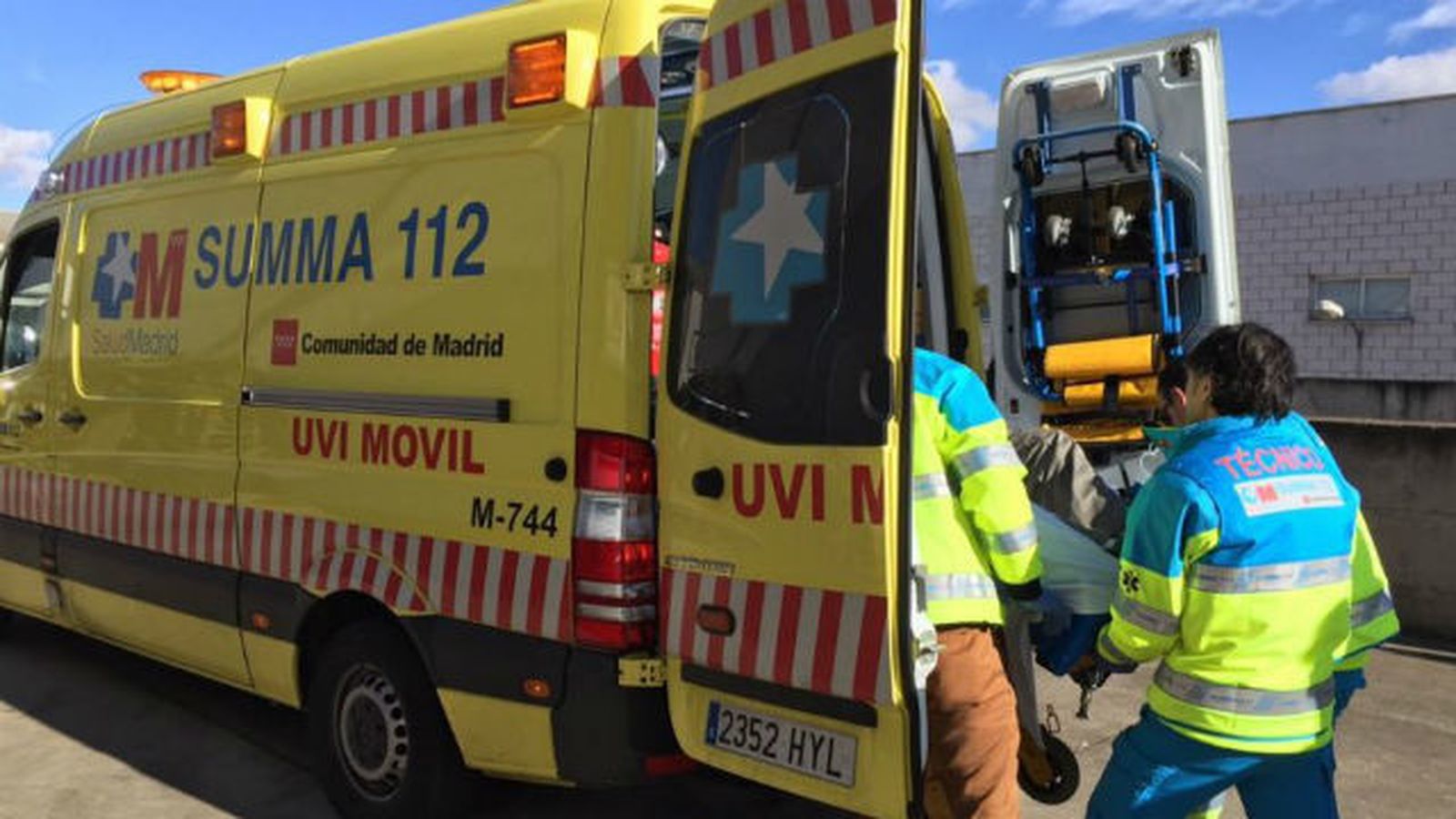 El SUMMA ha estabilizado al herido y lo ha trasladado al 12 de Octubre