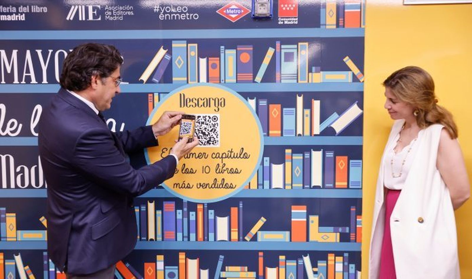 Madrid ofrece gratis la descarga de primeros capítulos de los libros más vendidos a los usuarios de Metro