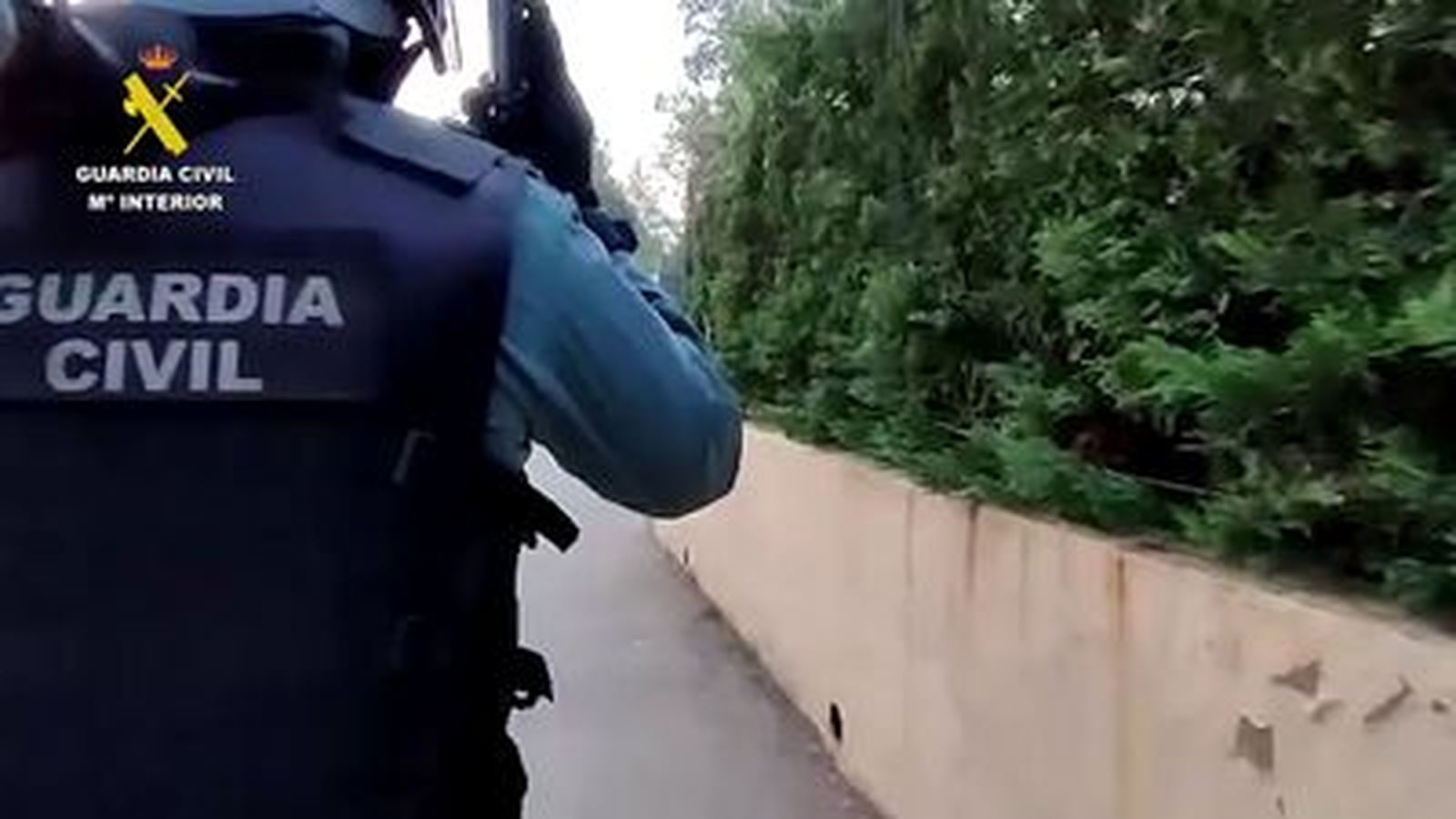 Intervención de la Guardia Civil