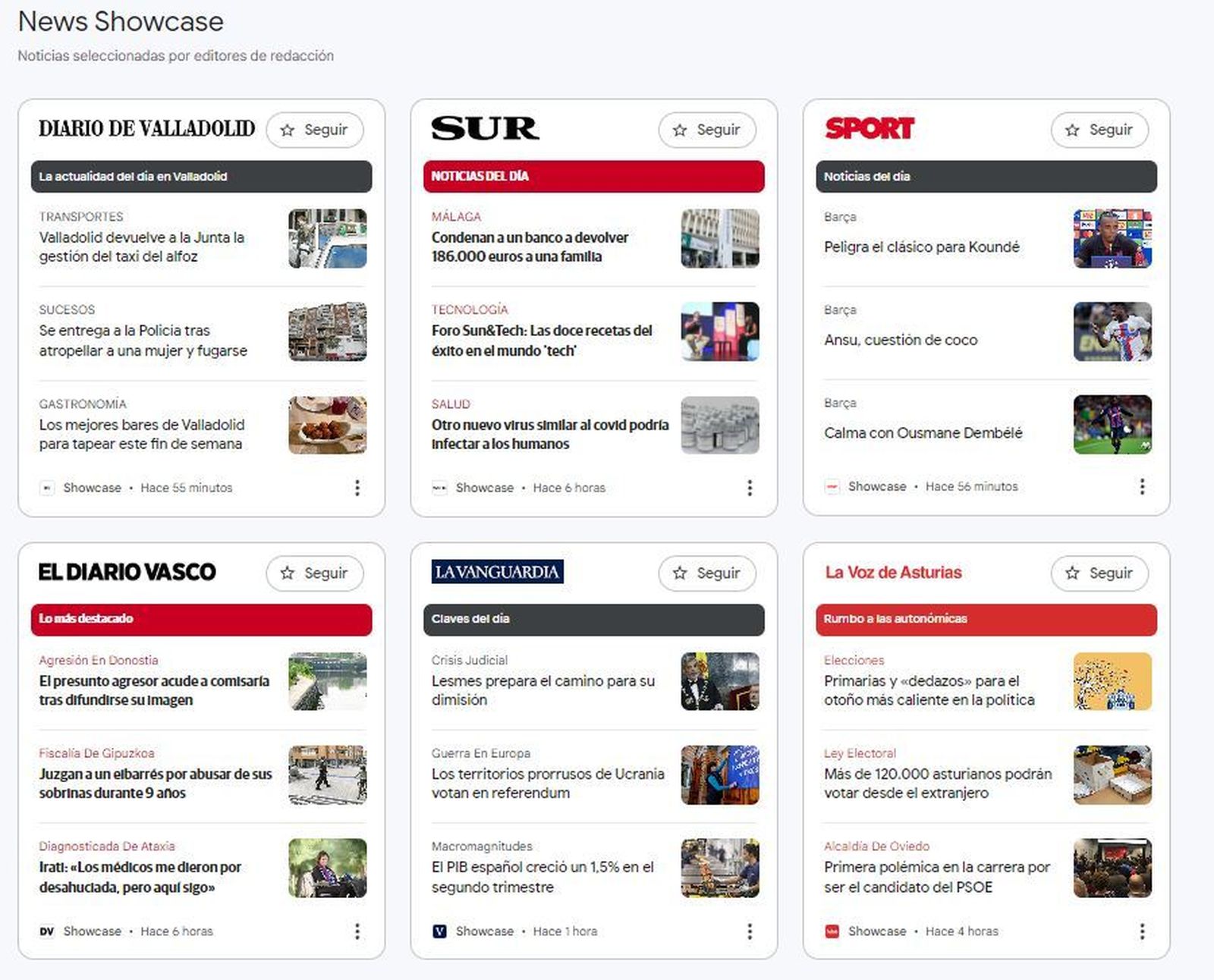 Google News Showcase