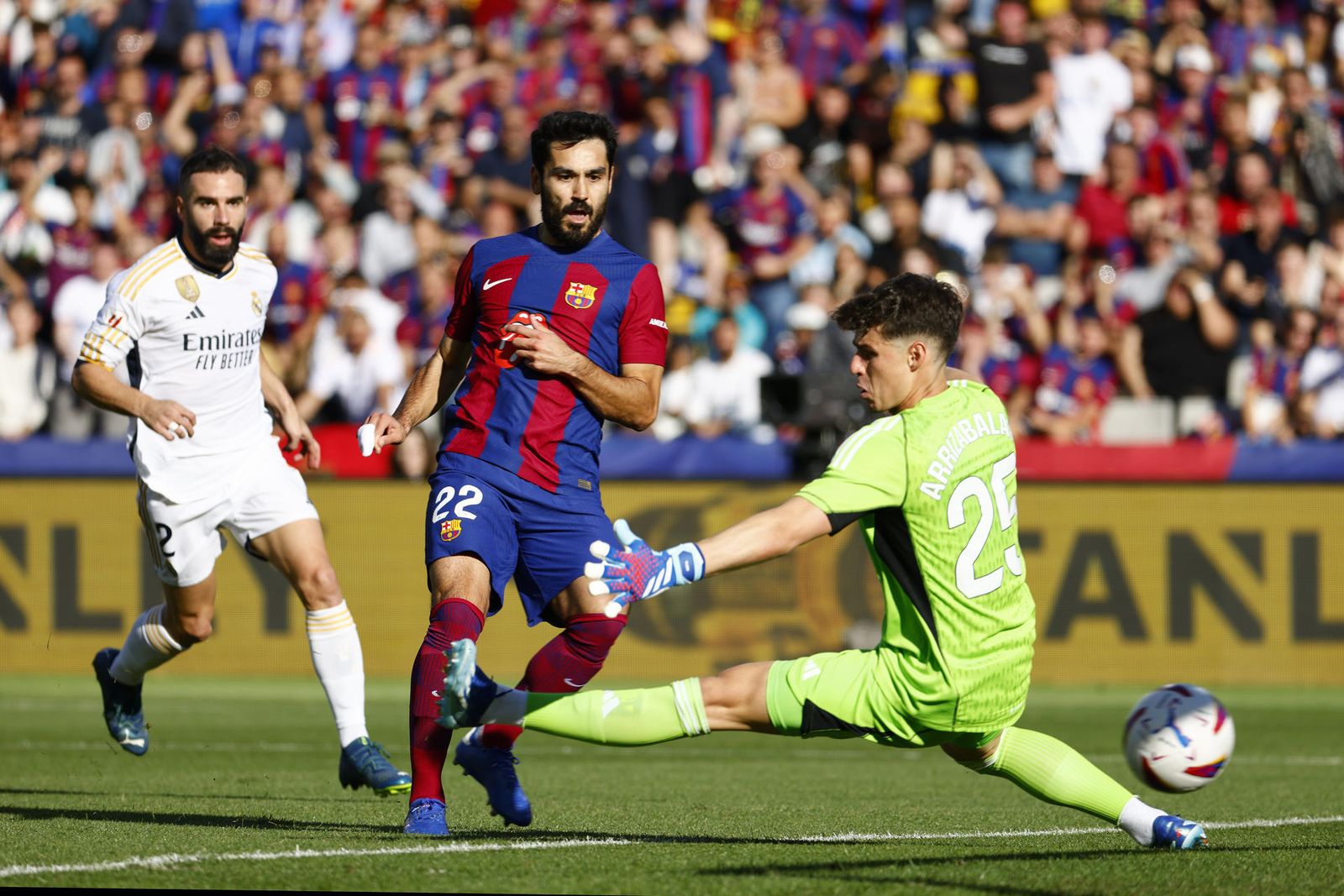 Gündogan anota ante el Real Madrid