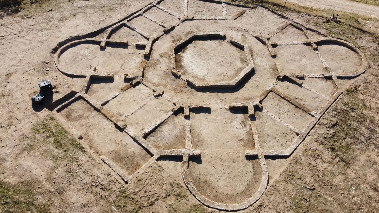 Planta de la villa romana de Valdetorres del Jarama