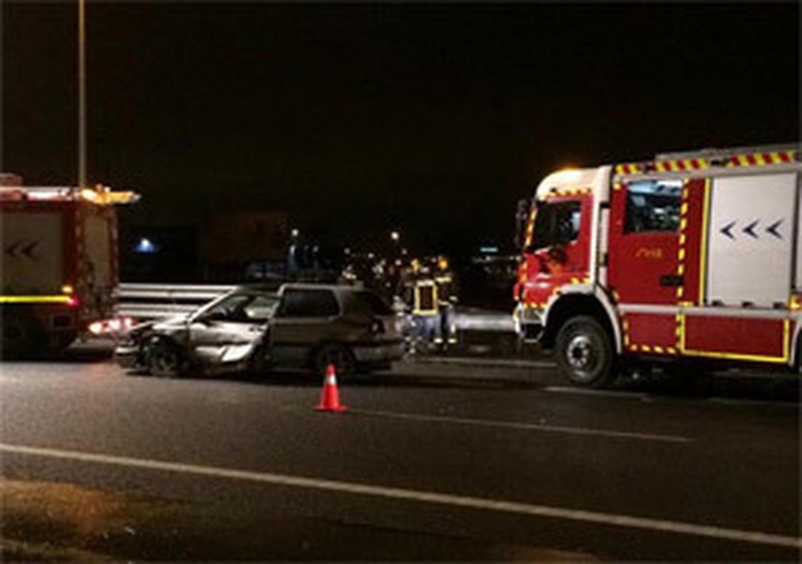Accidente de tráfico en Leganés