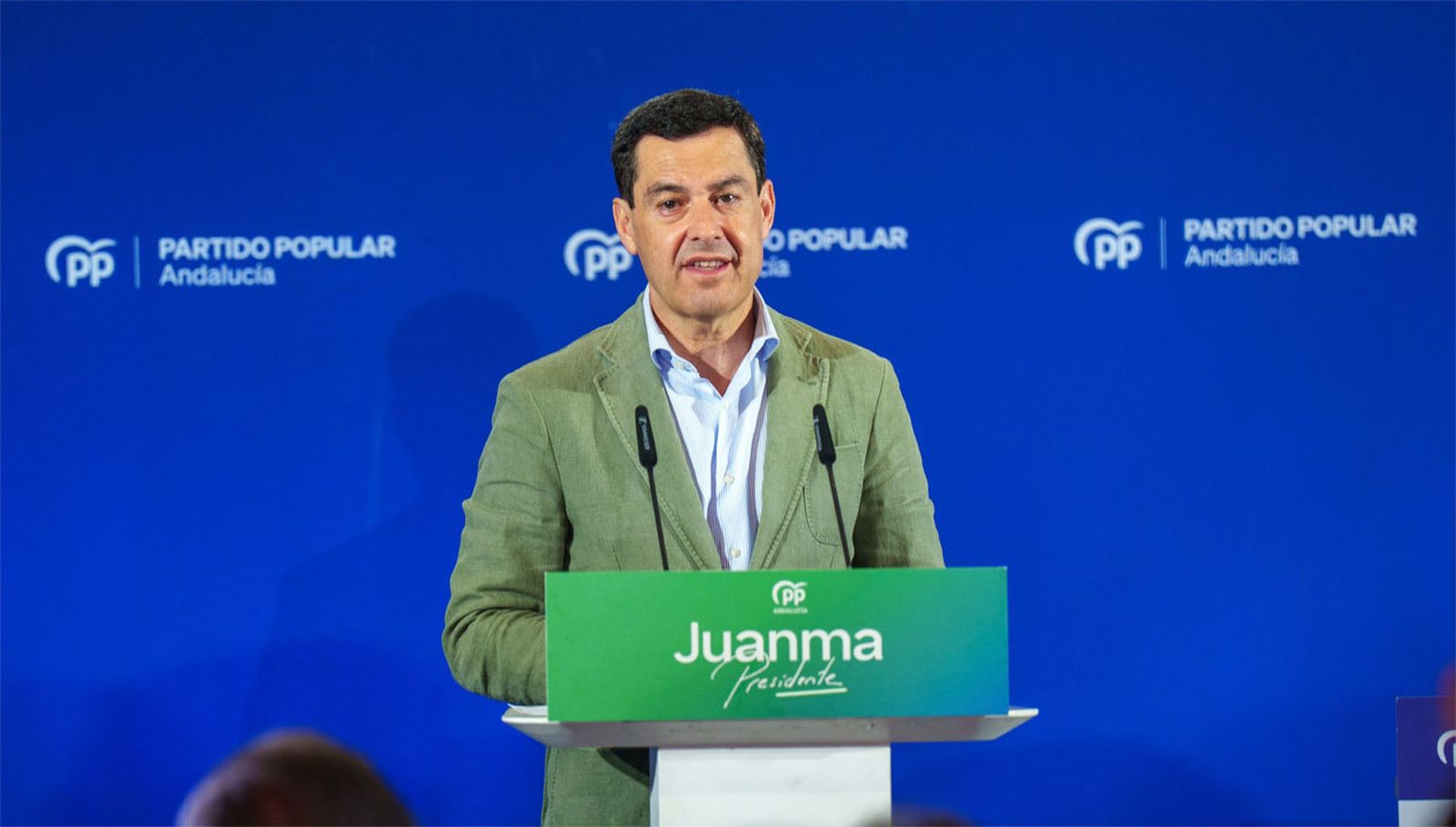 Juan Manuel Moreno ante la Junta Directiva Regional del PP