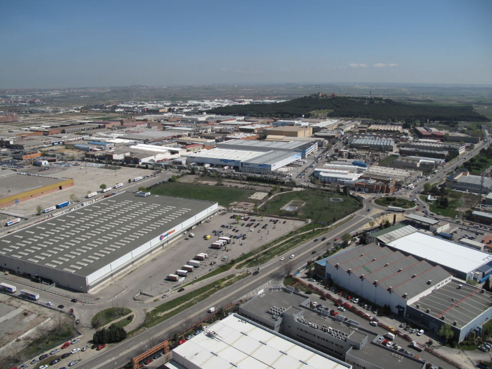 Área industrial de Los Ángeles, en Getafe