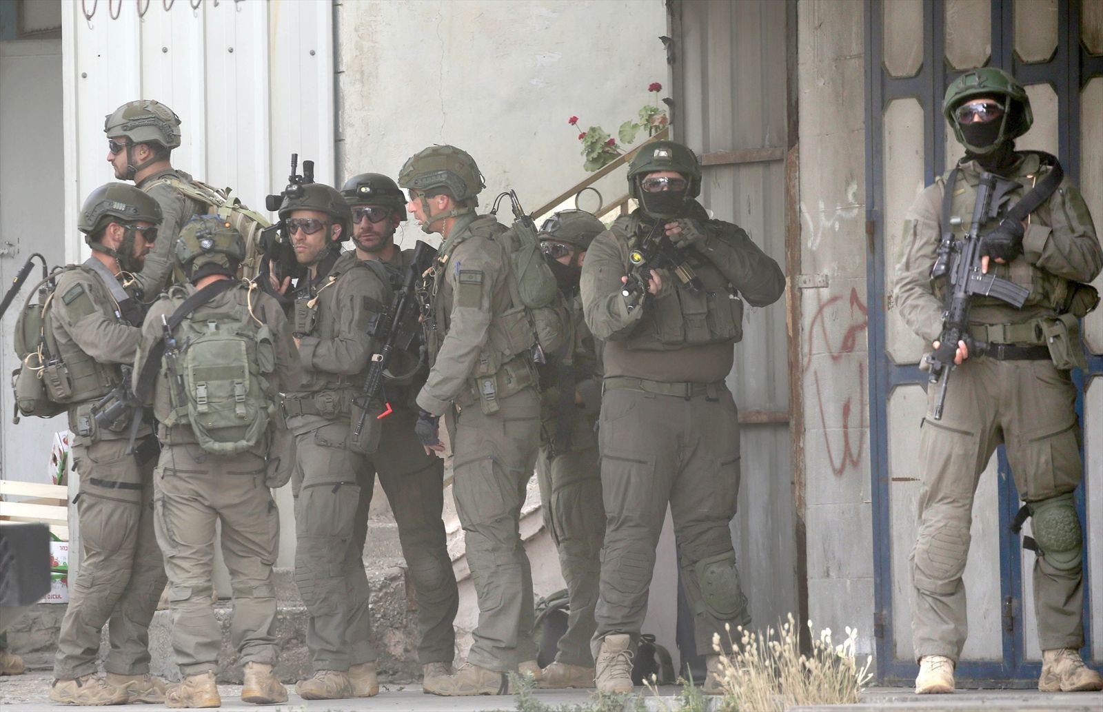Soldados israelíes en la Franja de Gaza