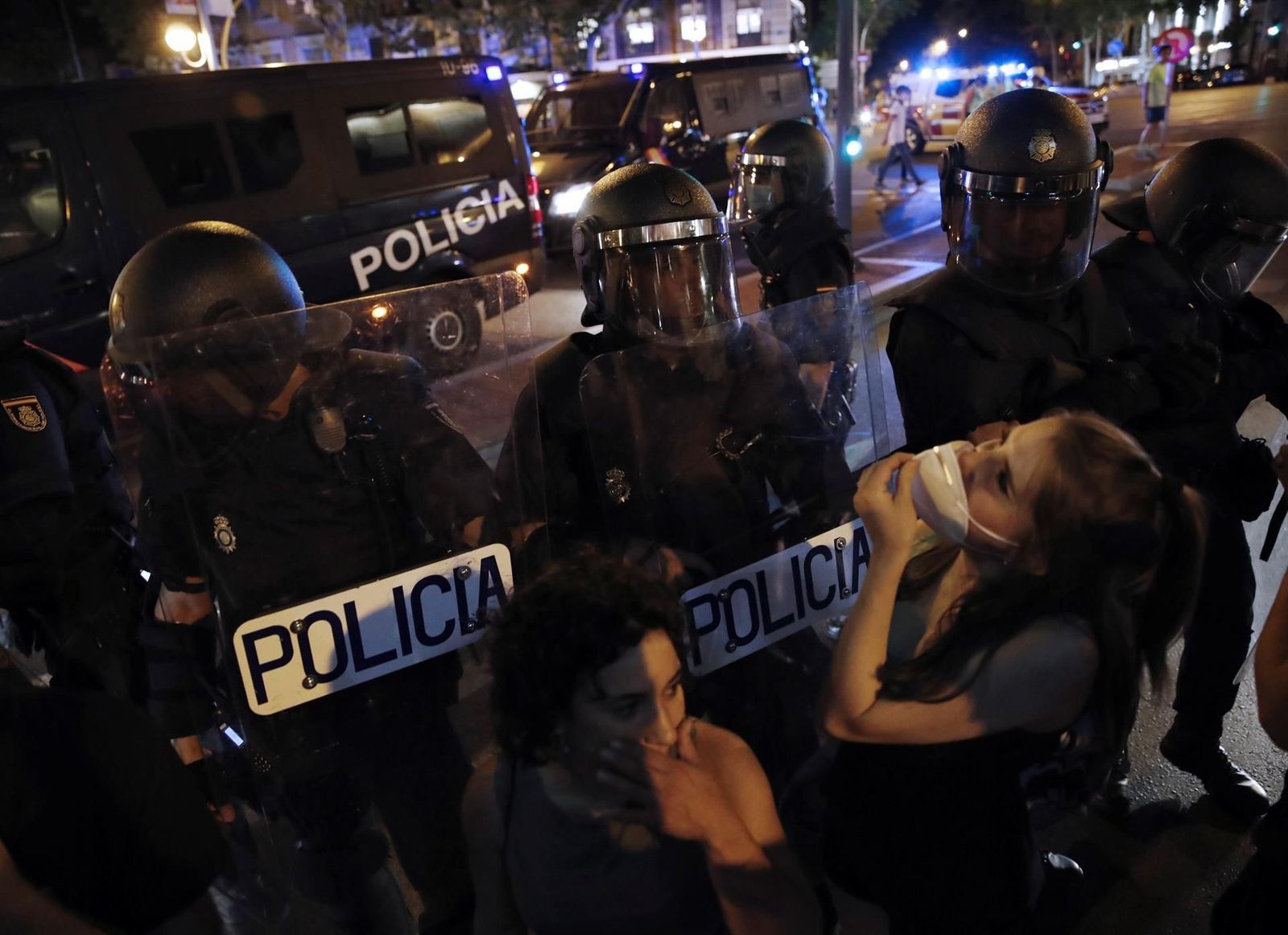 Grupos de ultraizquierda, detrás de los enfrentamientos en las protestas por Samuel en Madrid, según sindicatos policiales