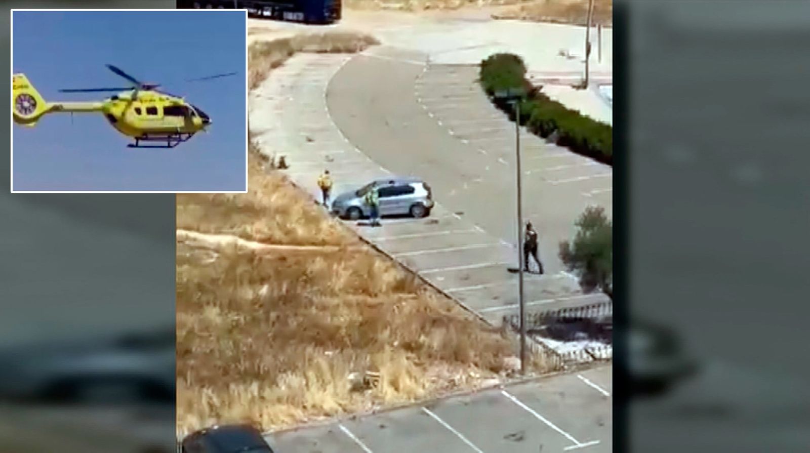 La policía de Ciempozuelos detiene al hombre que apedreó a un helicóptero del Summa 112 durante un rescate