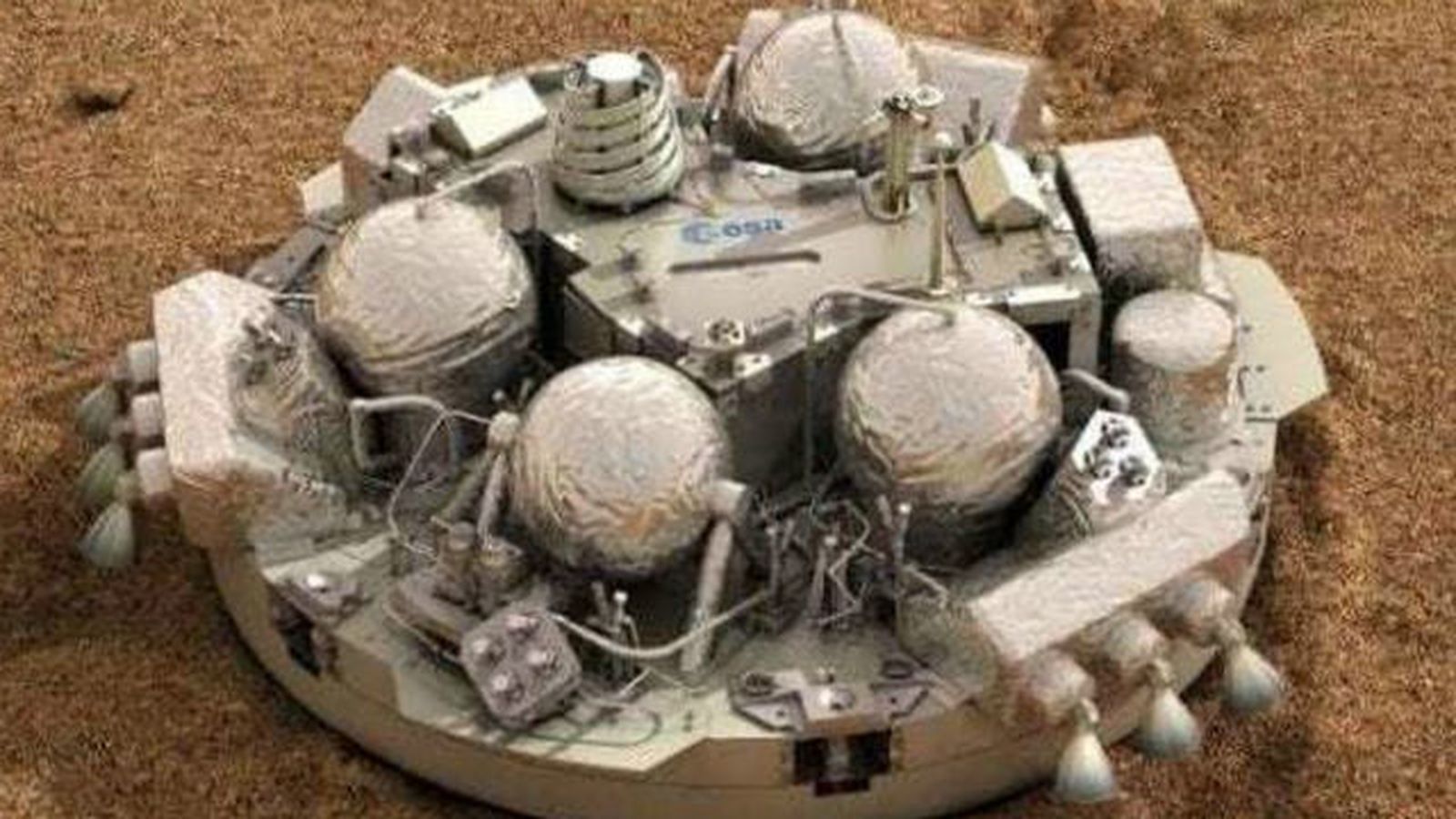 La ESA confirma que el módulo Schiaparelli se estrelló contra Marte