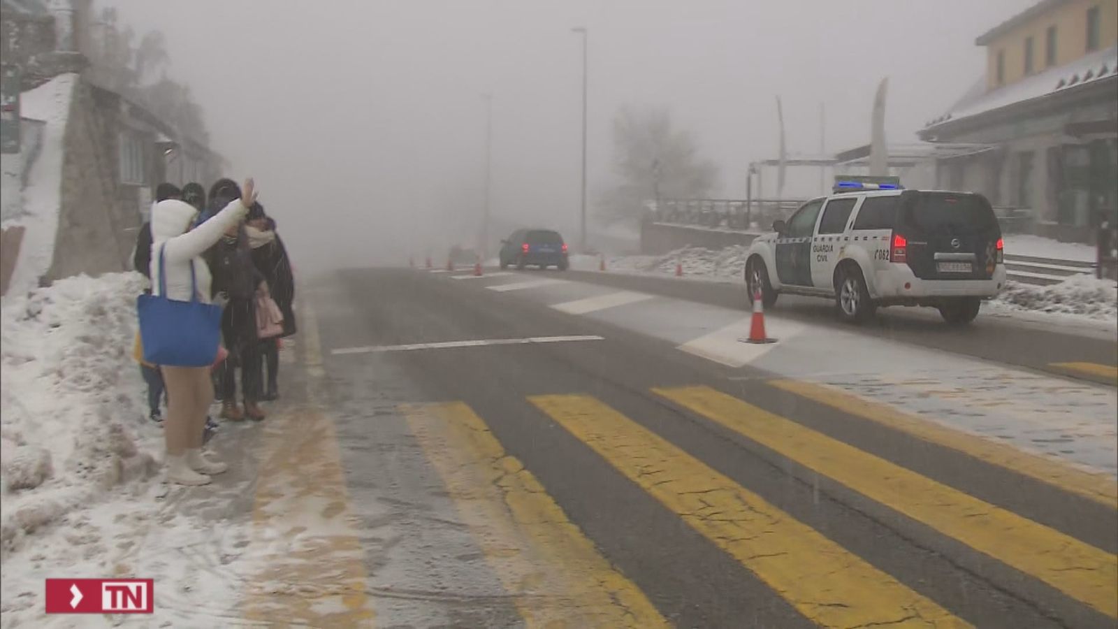 Nieve en la sierra