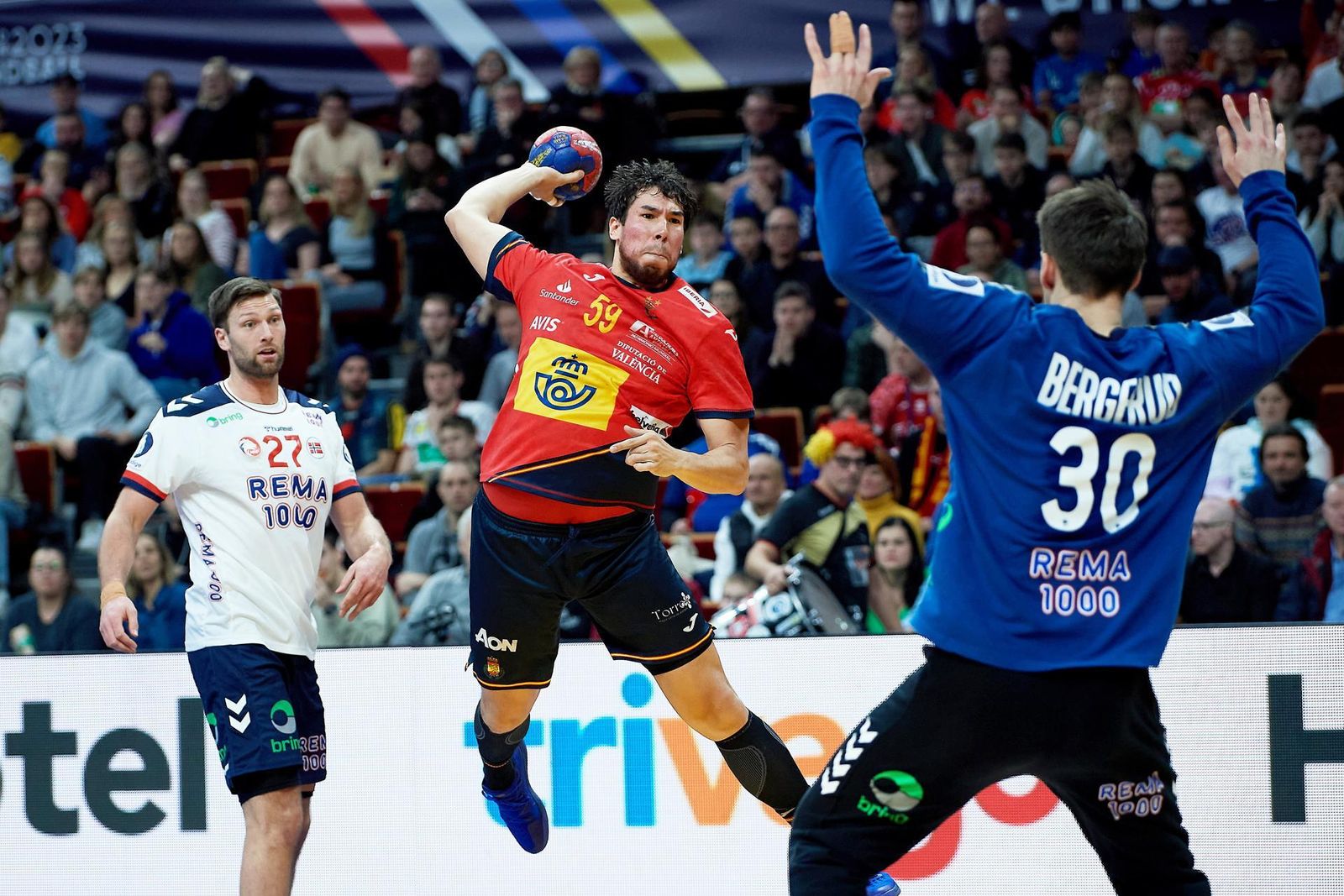 Daniel Dujshebaev ante Noruega